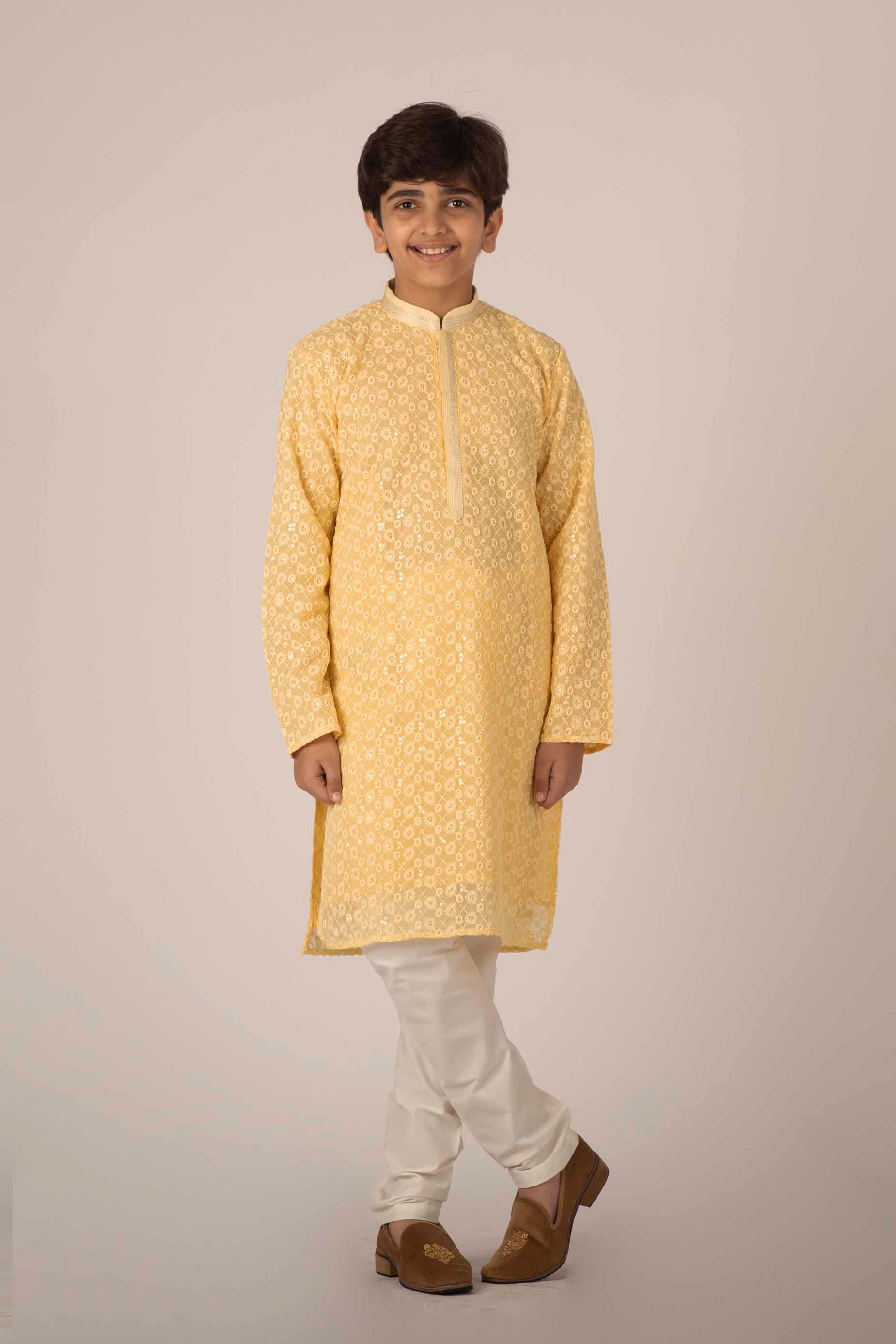 MLS KIDS KURTA PAJAMA CHIKEN