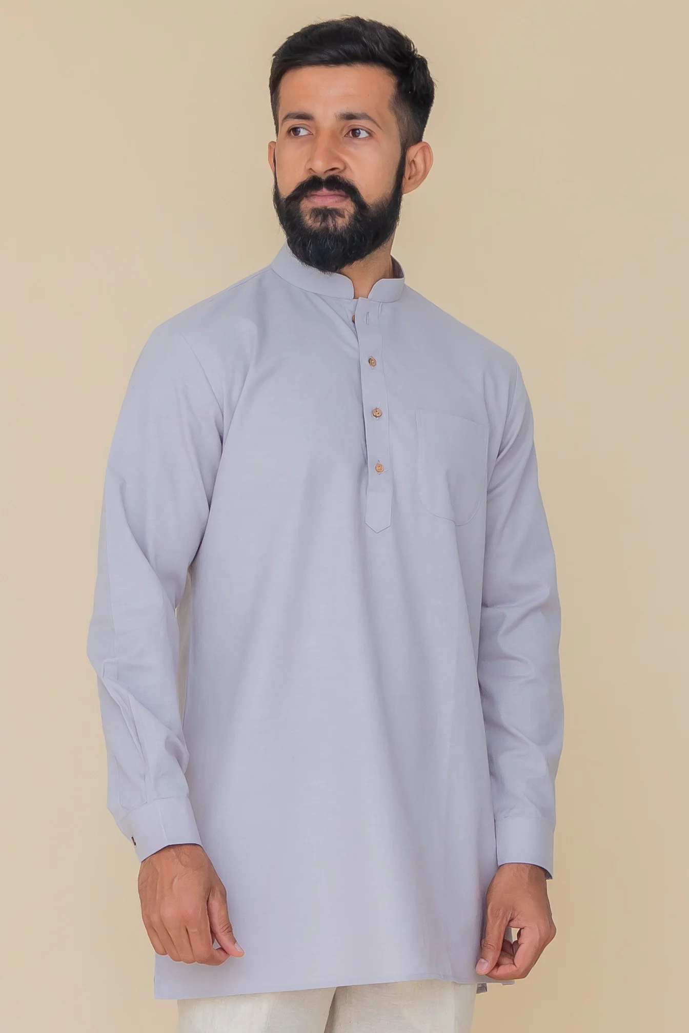 MLS COTTON KURTA ( MID LENGTH)