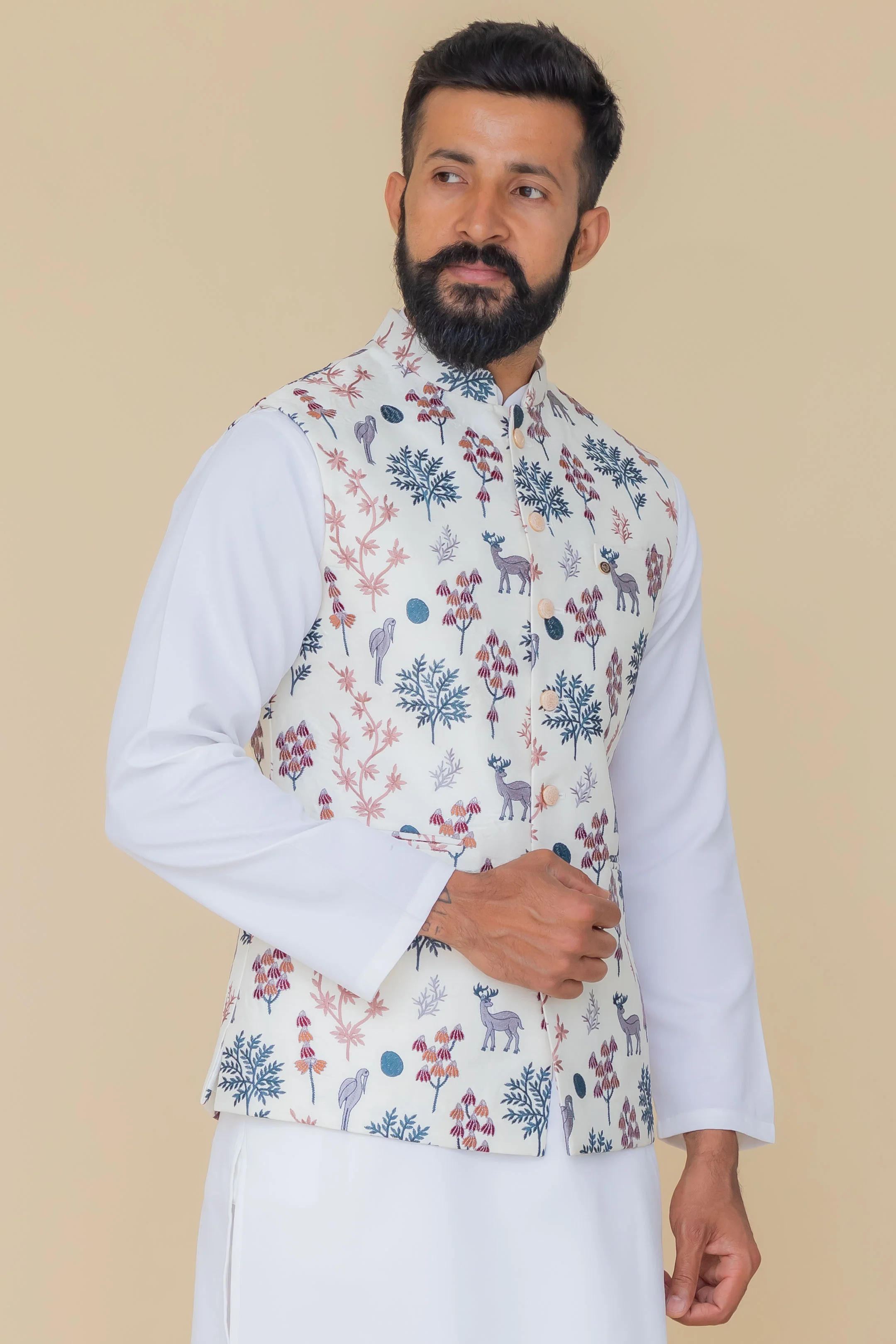 MLS EMBROIDERED JAWAHAR JACKET