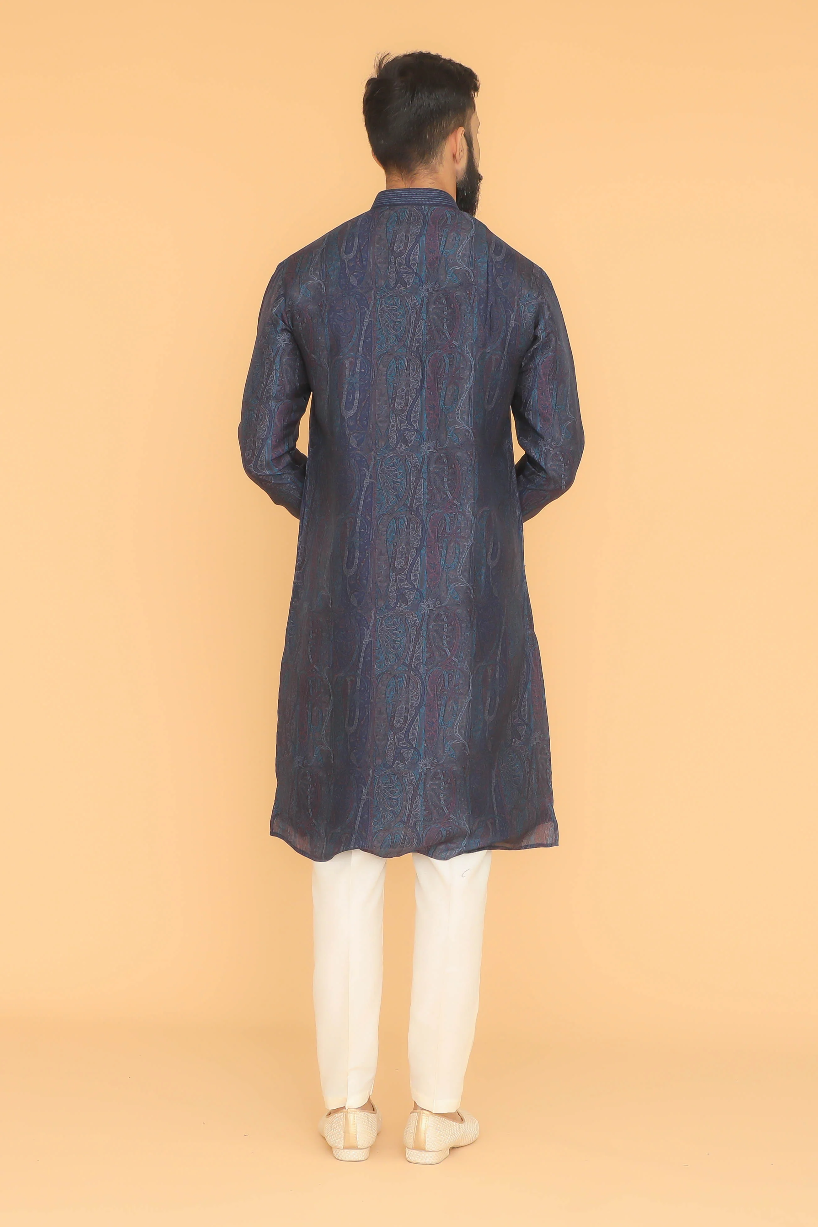 MLS SILK KURTA PAJAMA