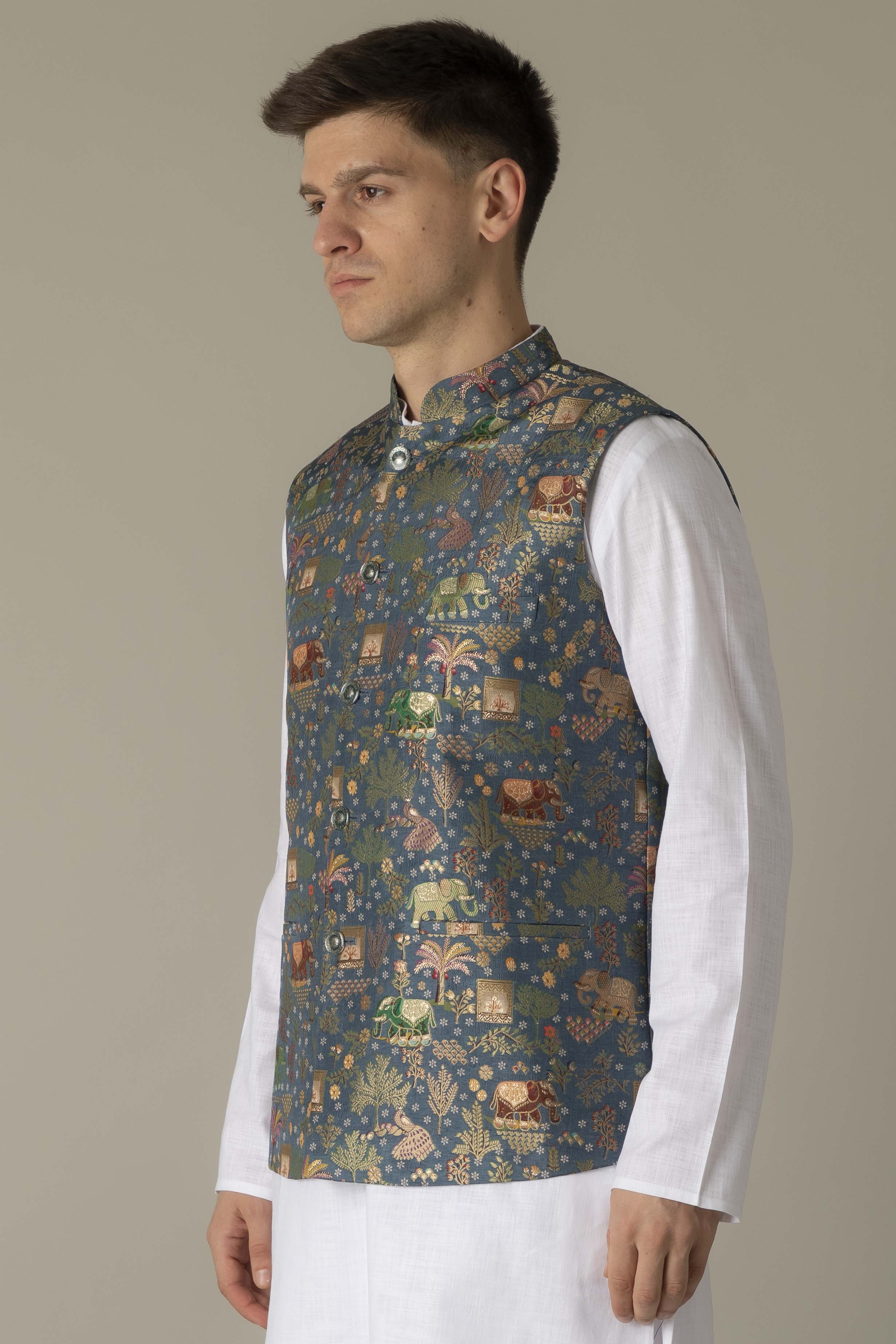 MLS PRINTED JAWAHAR JACKET