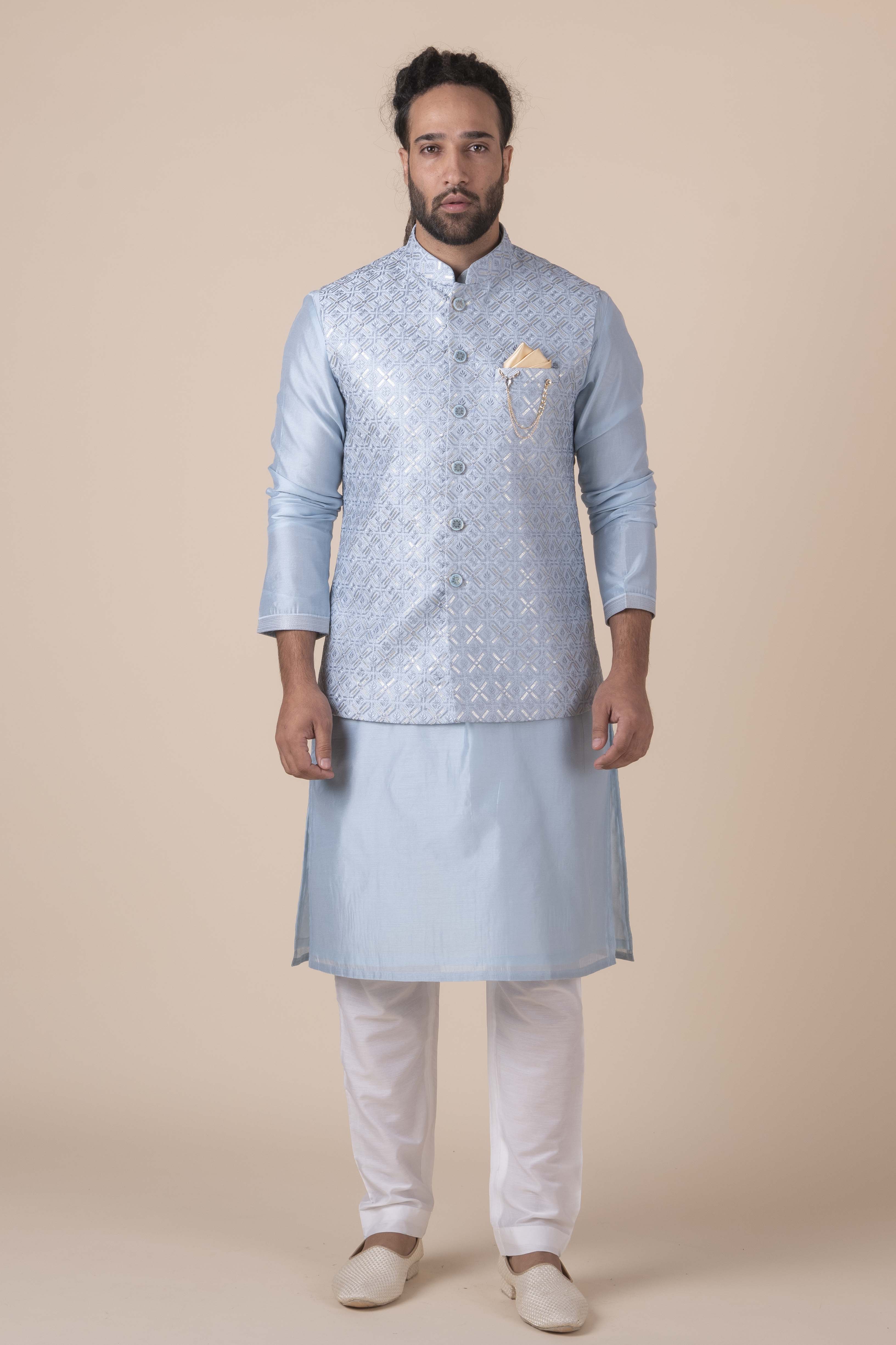 MLS KURTA JAWAHAR SET