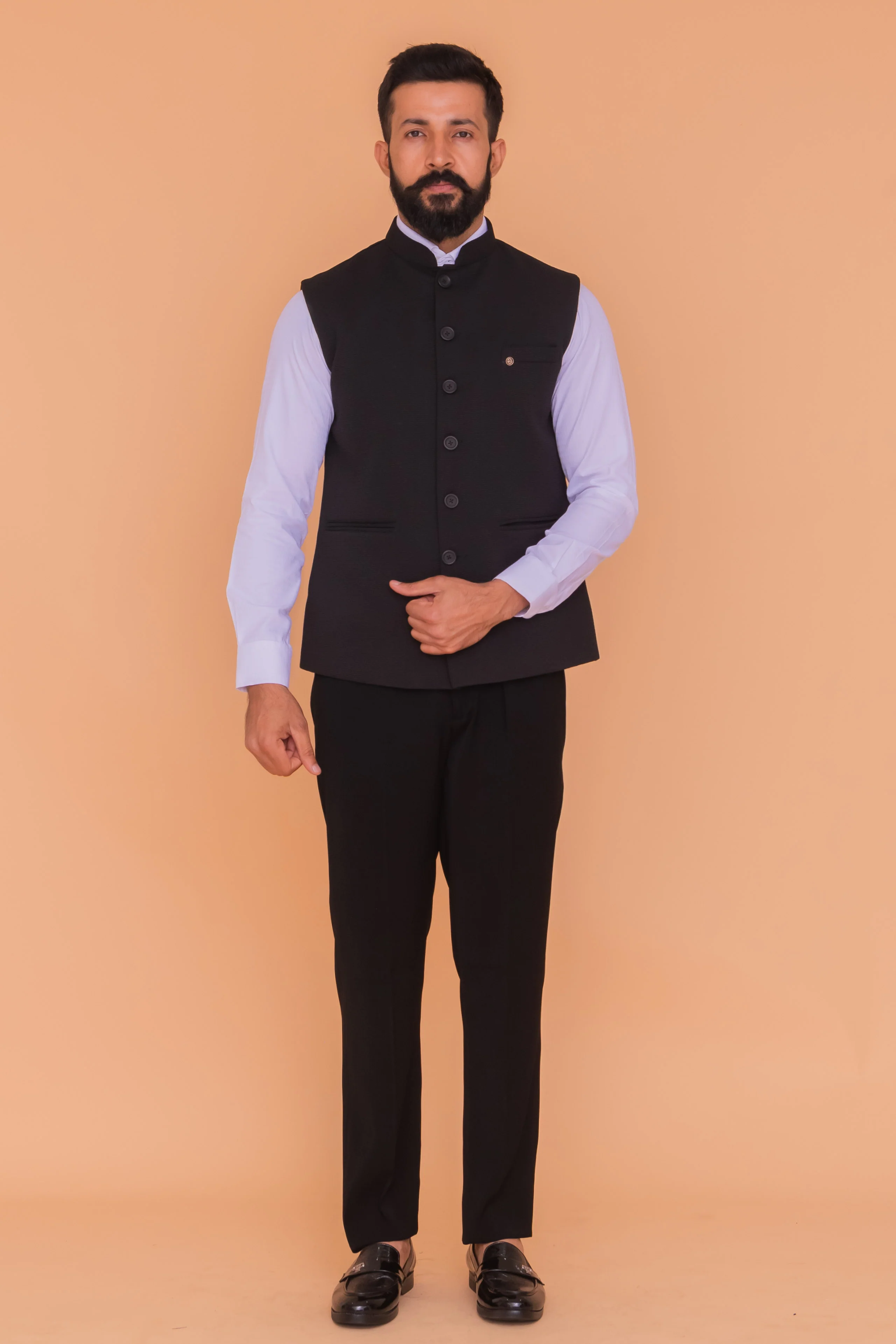 MLS PLAIN JAWAHAR JACKET 1 PC