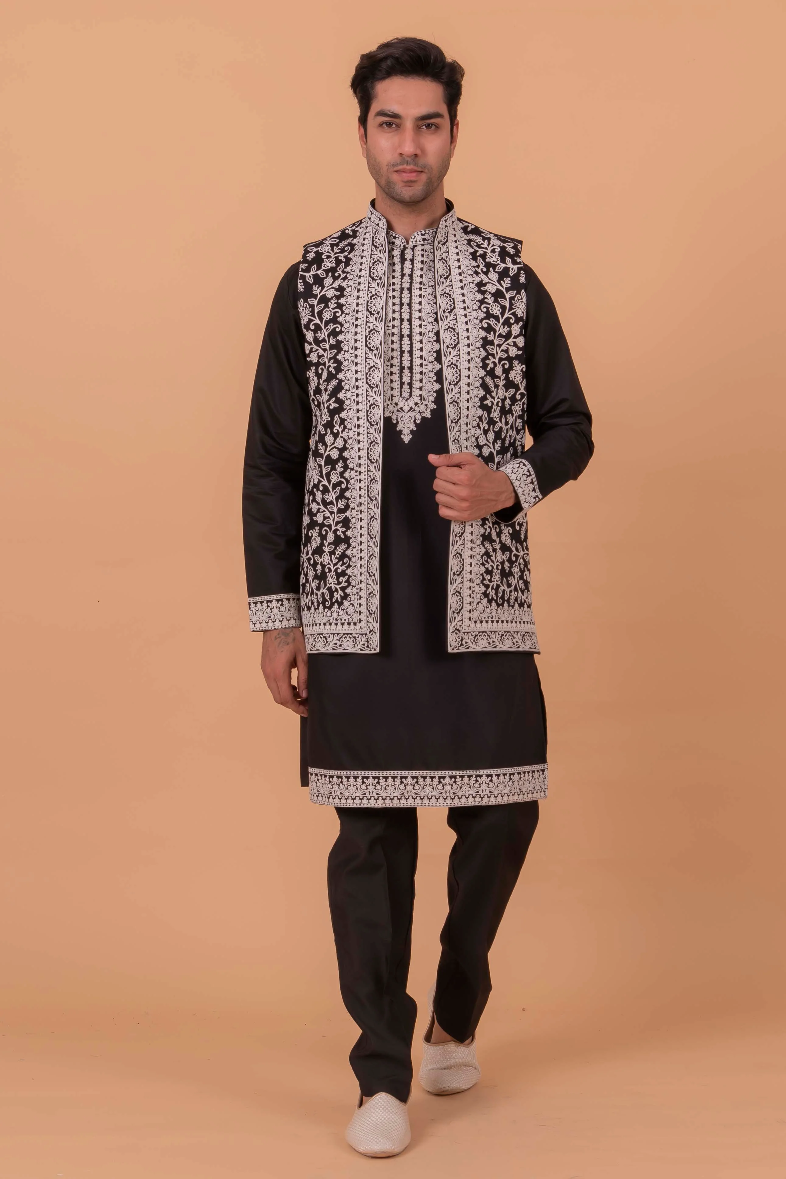 MLS KURTA JAWAHAR SET