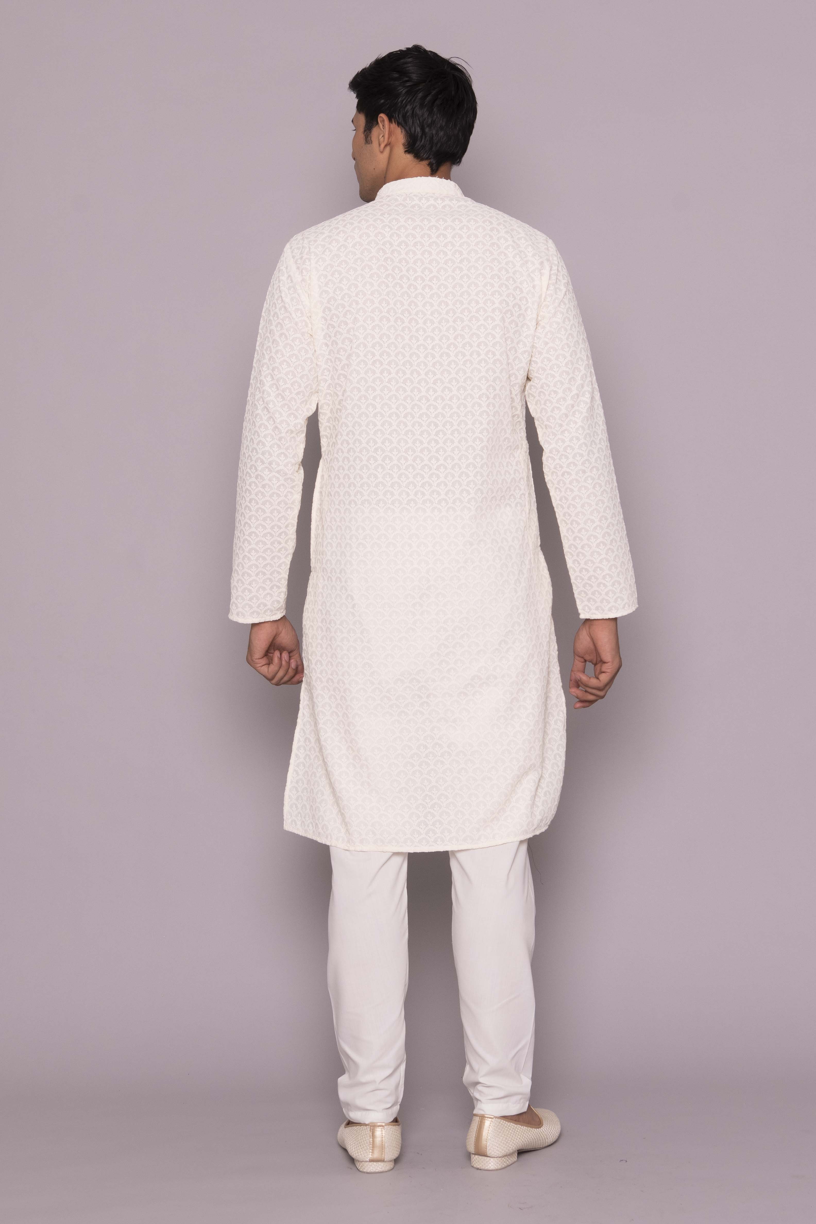 MLS CHIKANAKRI KURTA PAJAMA