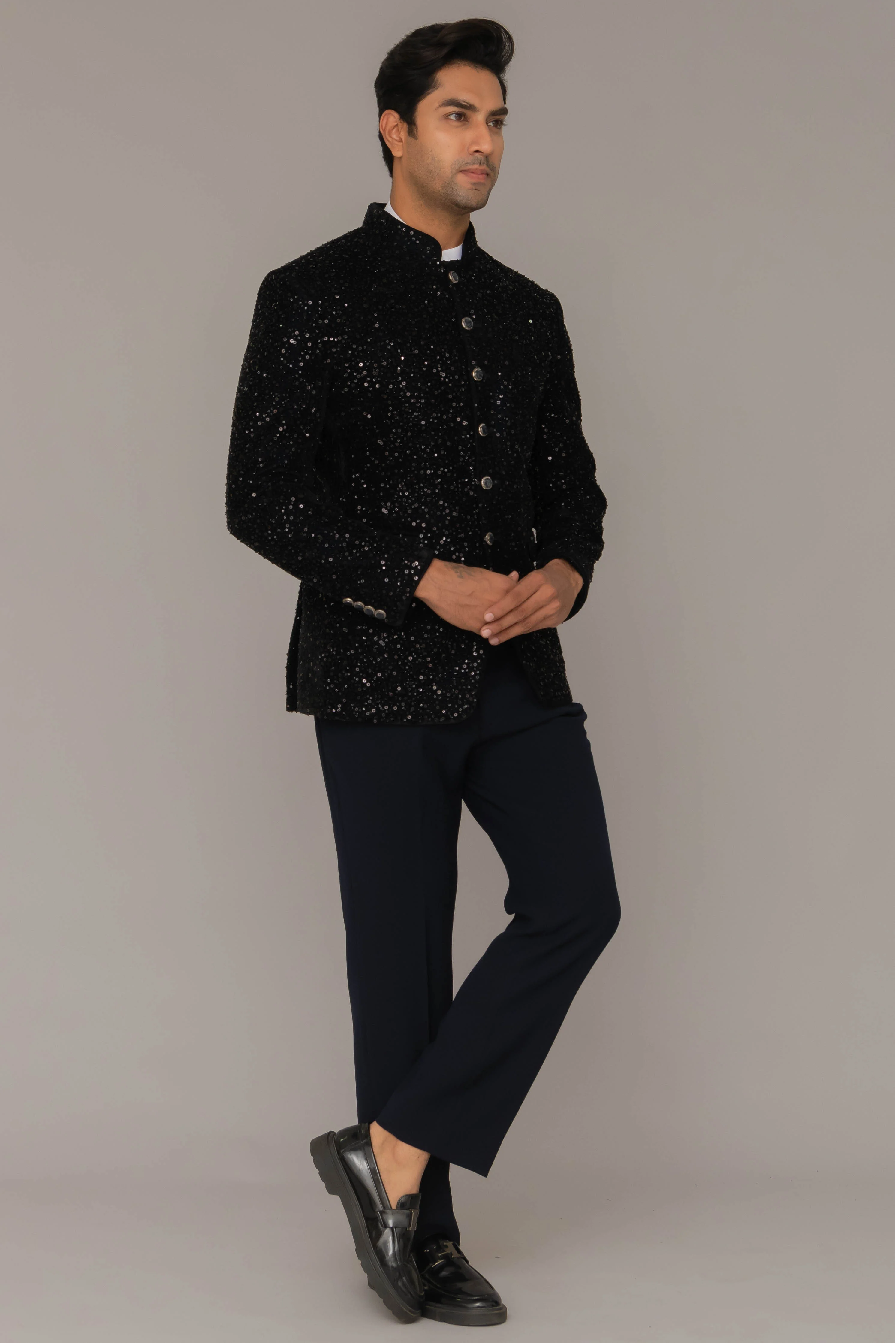 MLS VELVET JODHPURI SUIT