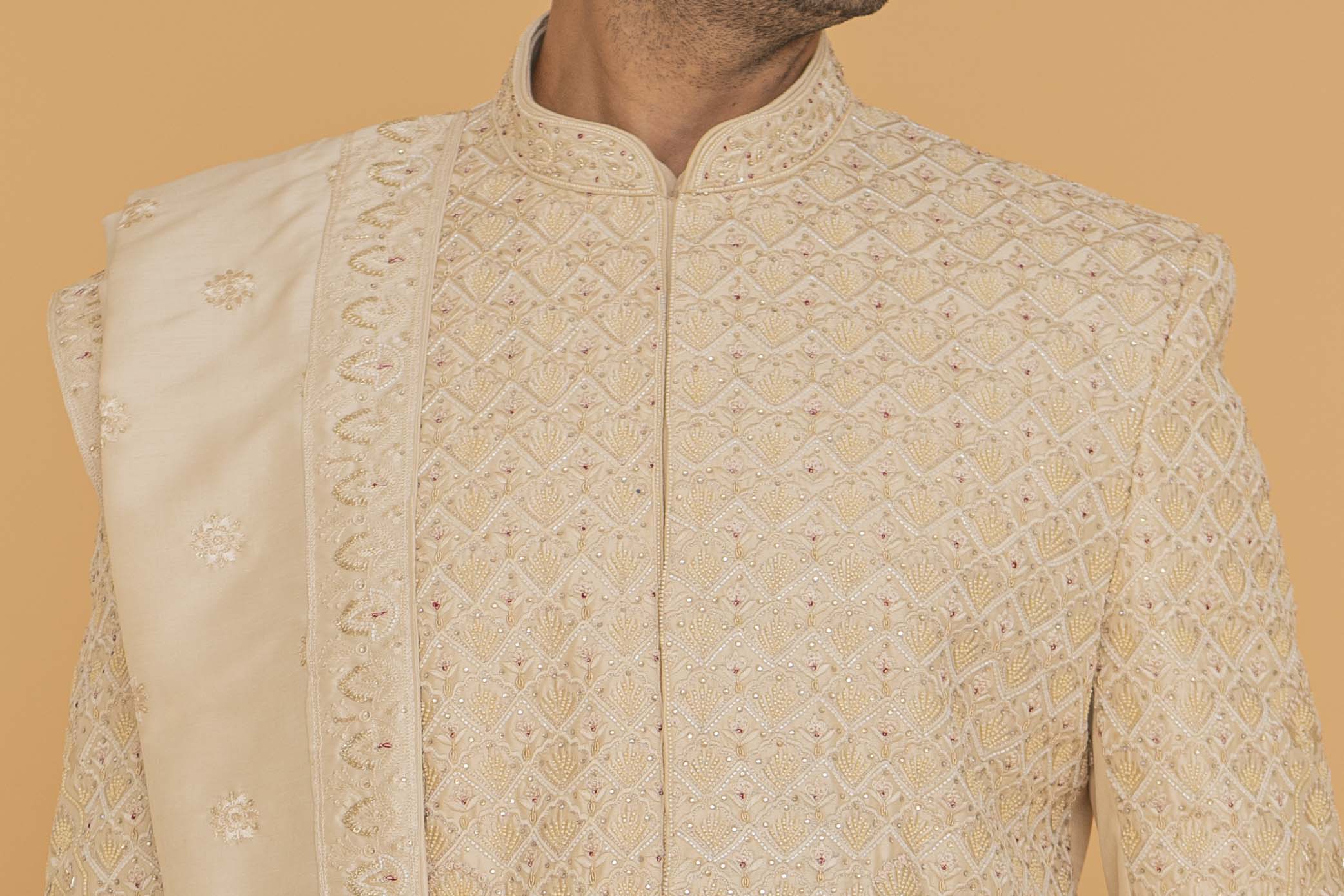 MLS SHERWANI 4PCS
