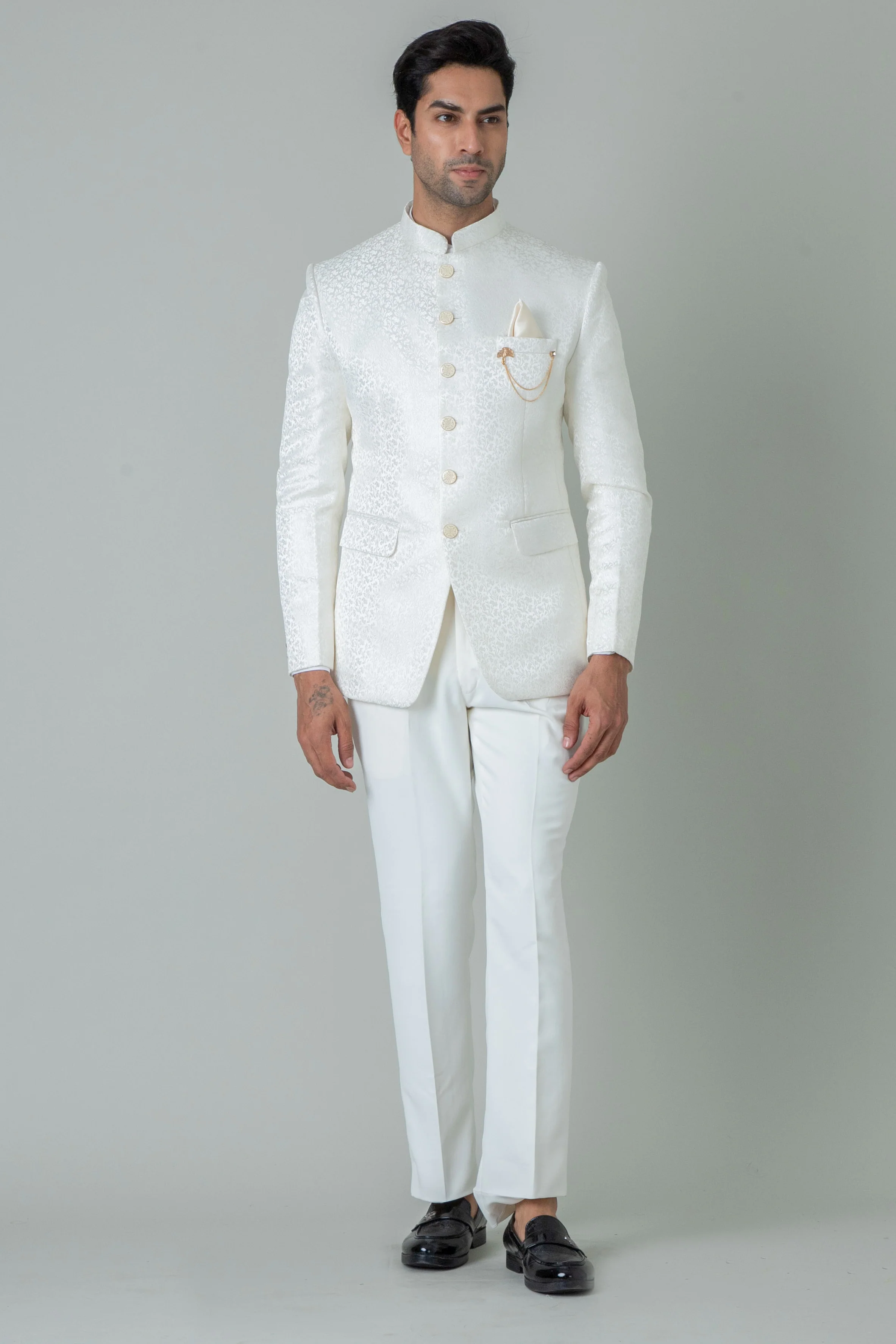 MLS PRINTED JODHPURI SUIT