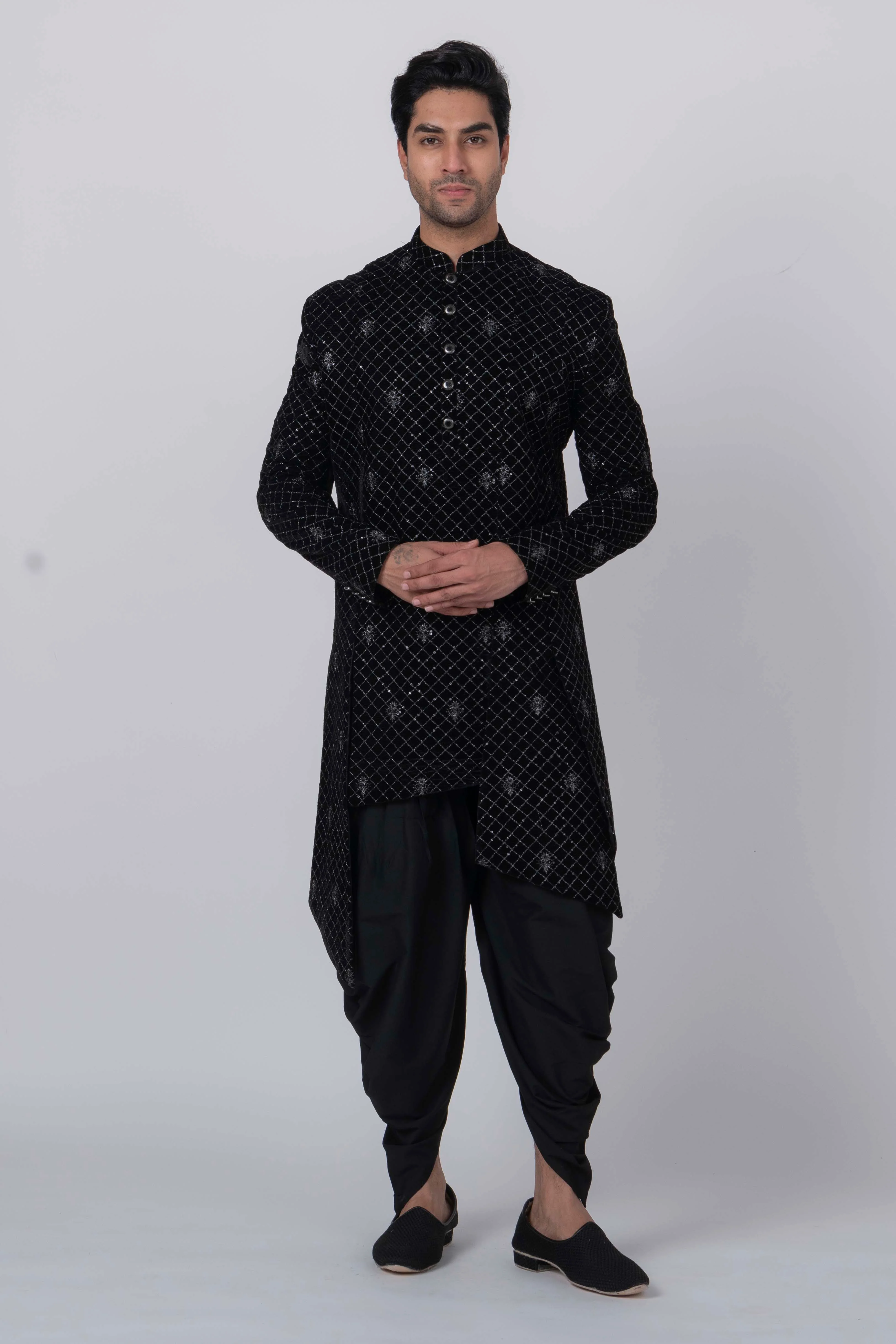 MLS VELVET INDO WESTERN 2 PCS