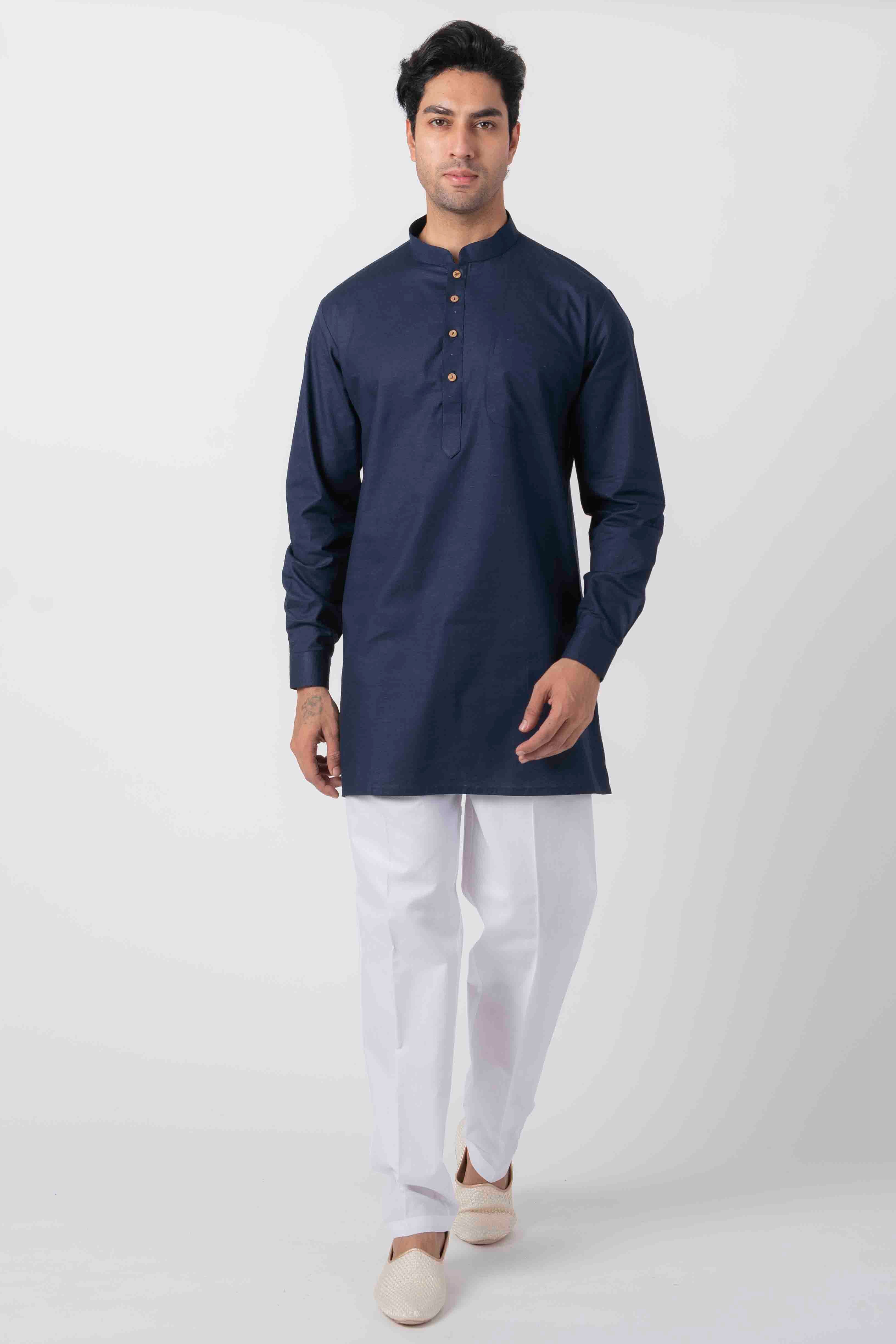 MLS COTTON KURTA ( MID LENGTH)