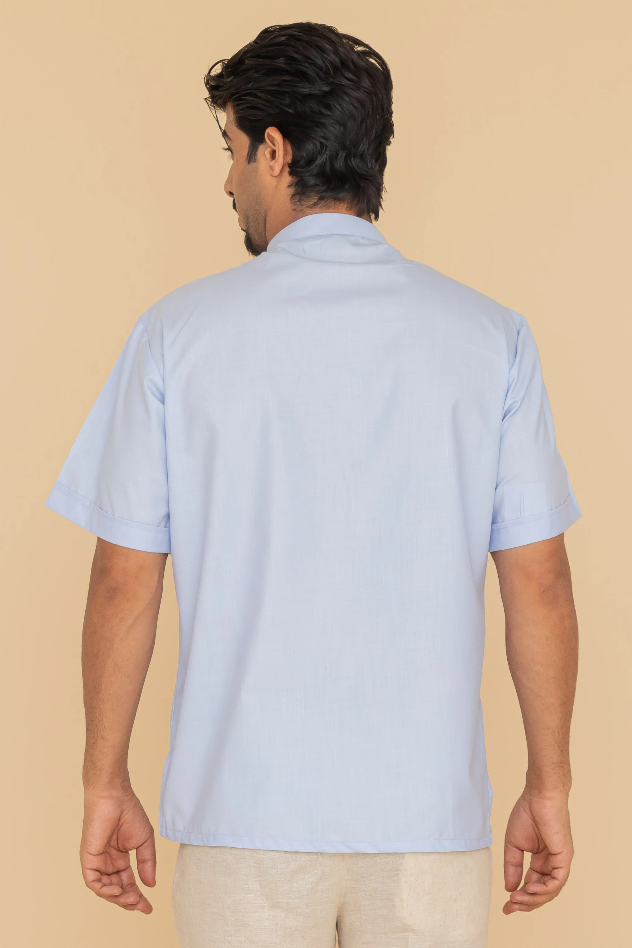 MLS SHORT KURTA HALF SLEEVES