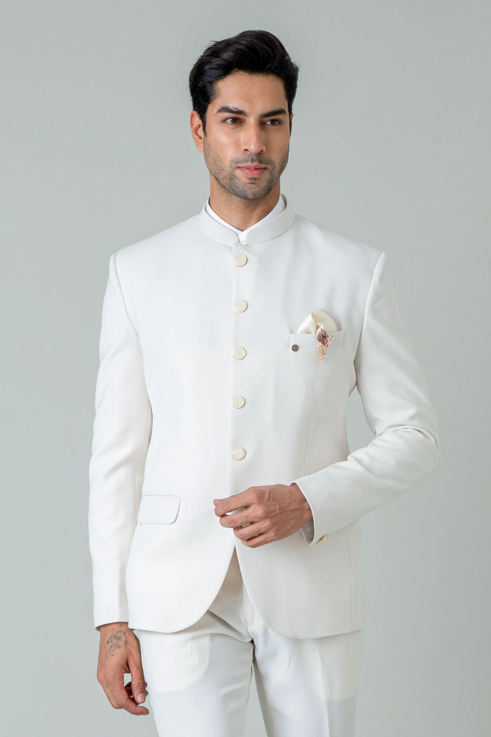 MLS PLAIN JODHPURI SUIT