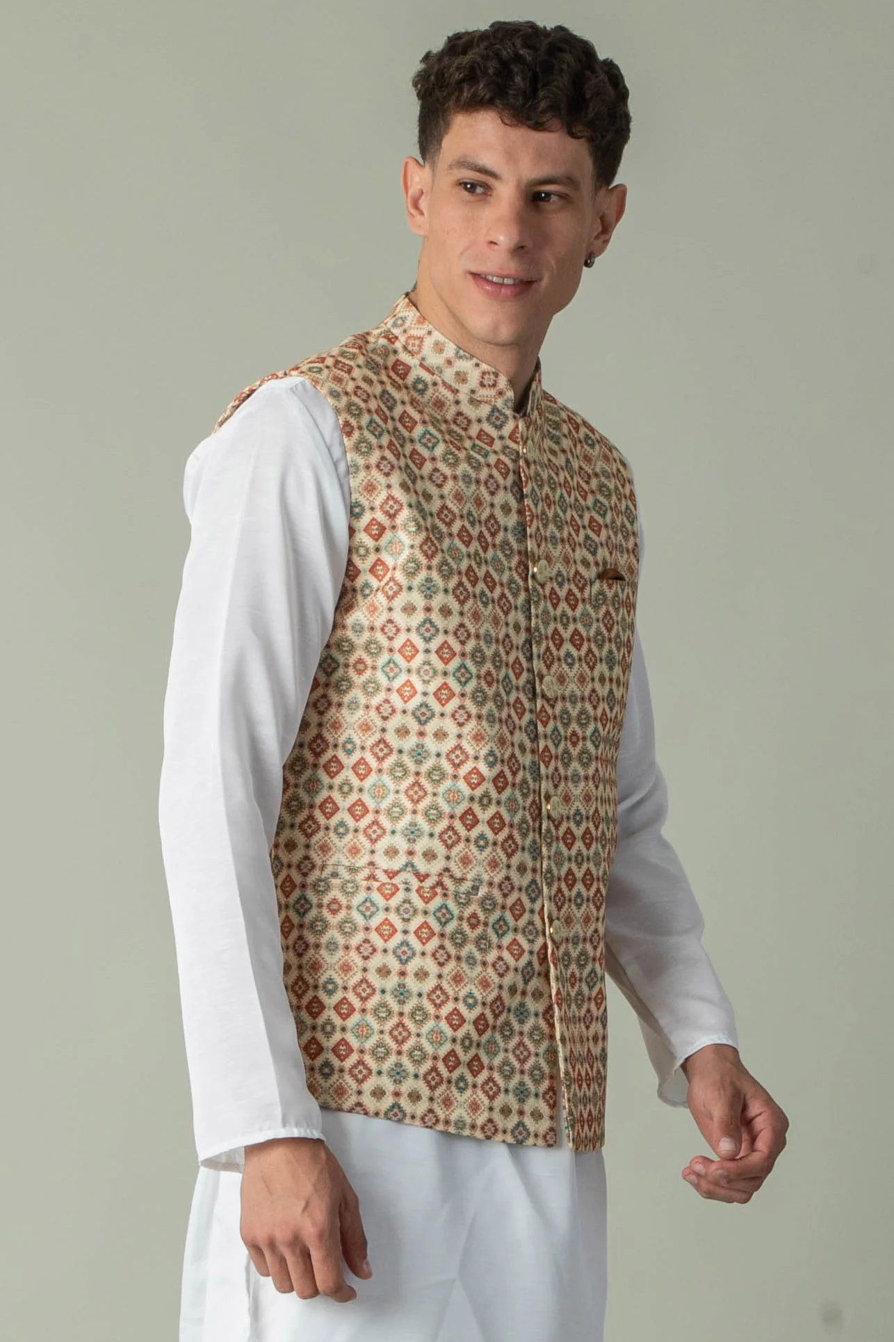 MLS PRINTED JAWAHAR JACKET