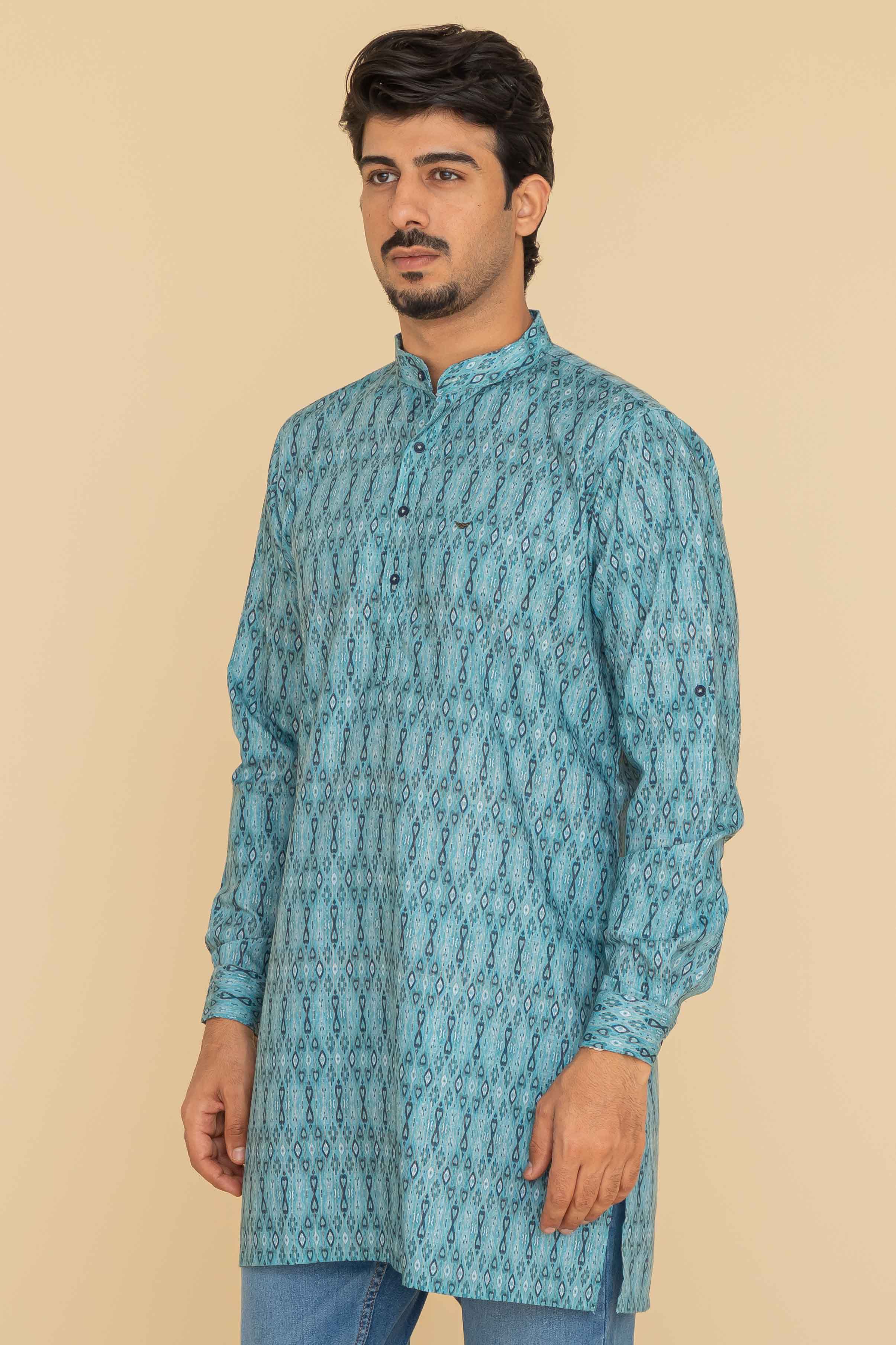 MLS SHORT KURTA FULL SLEEVES