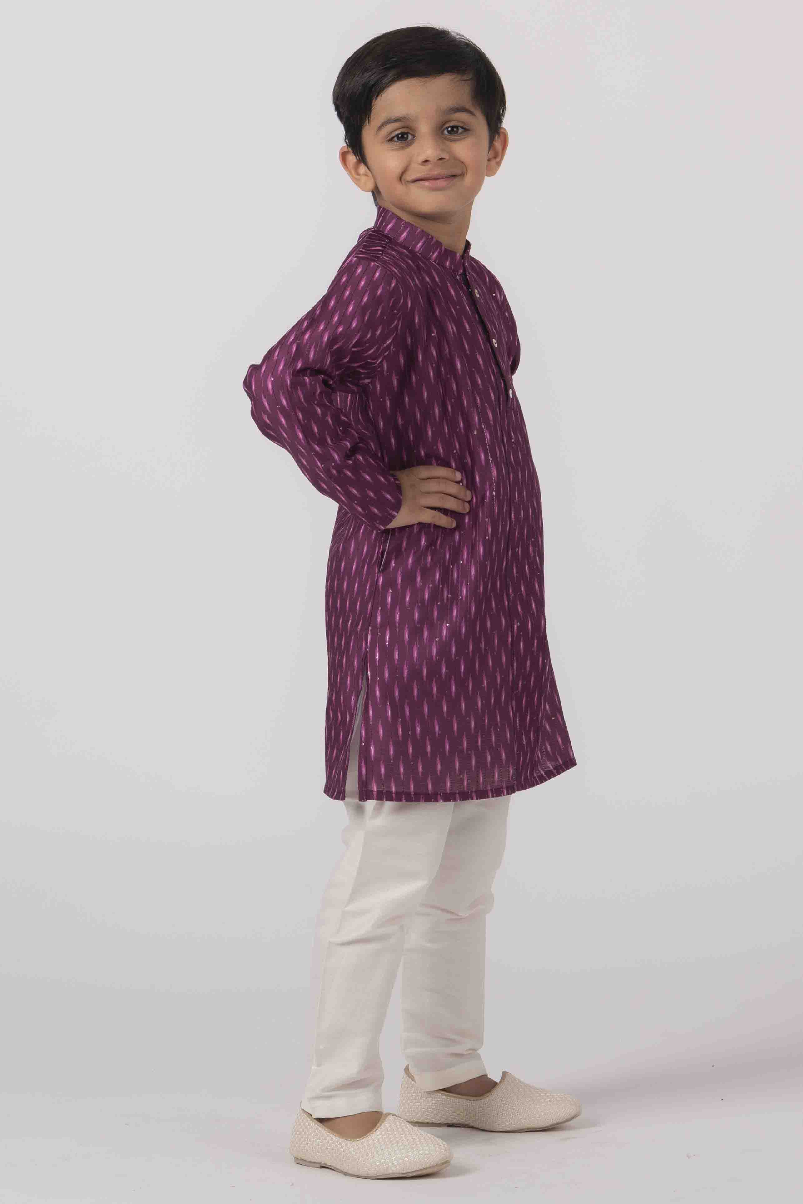 MLS KIDS PRINTED KURTA PAJAMA