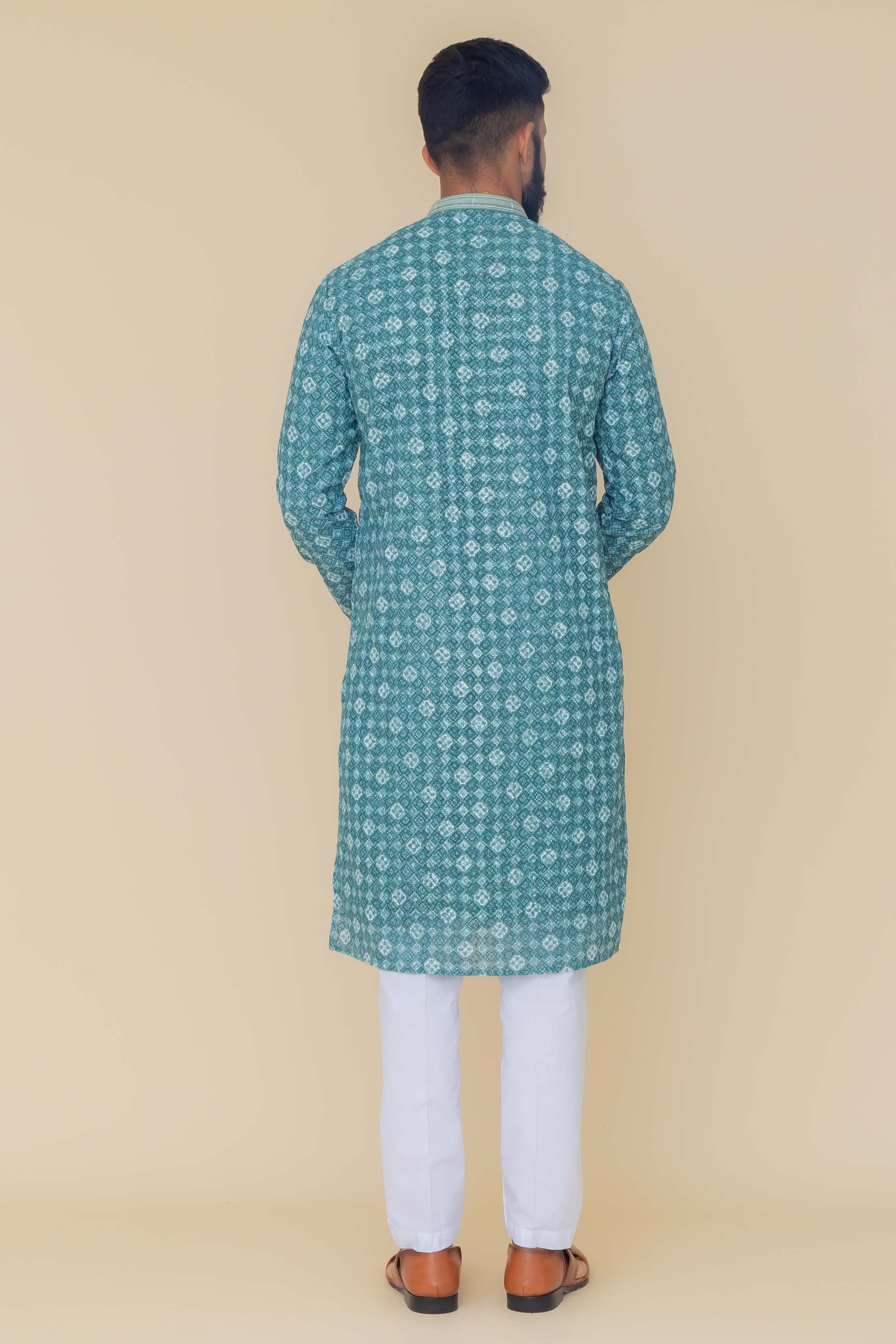 MLS PRINTED KURTA PAJAMA