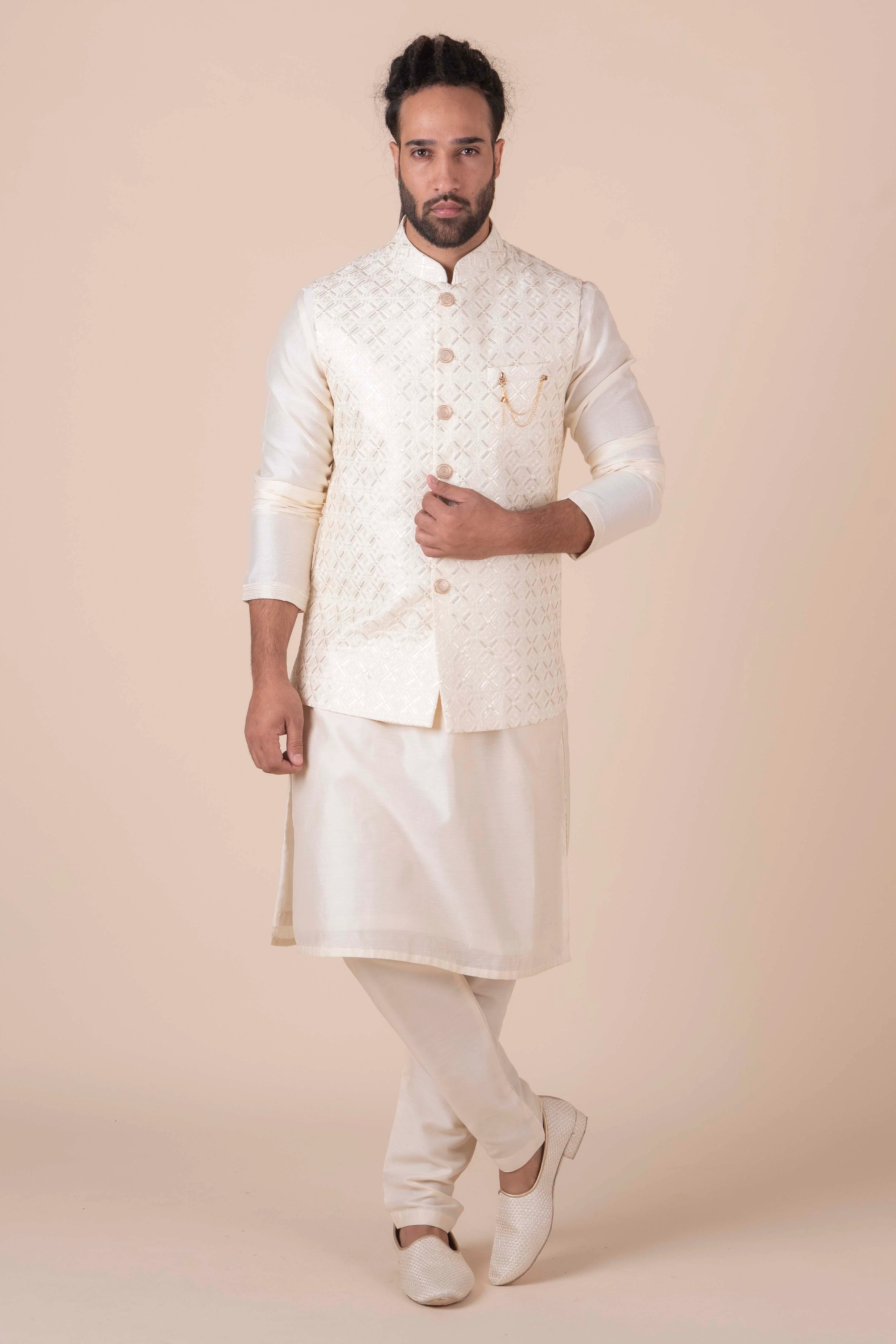 MLS KURTA JAWAHAR SET