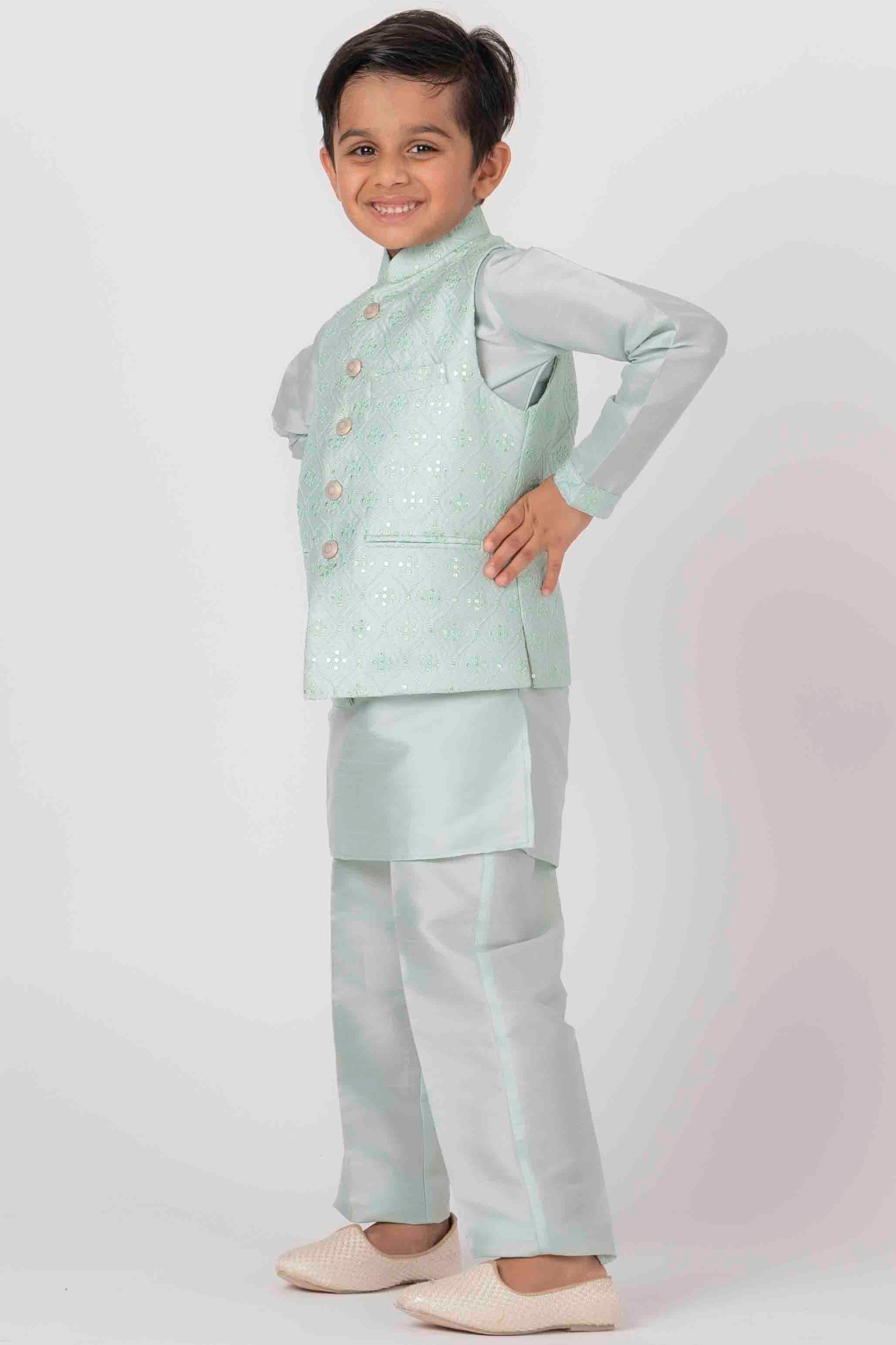 MLS KIDS KURTA JAWAHAR SET