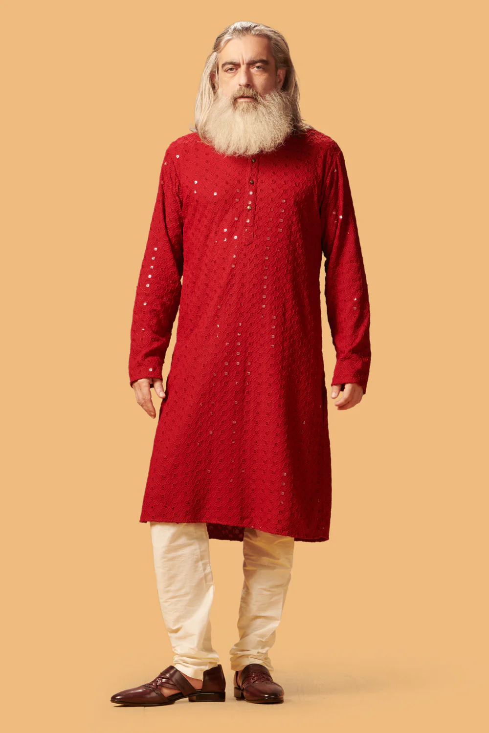 MLS CHIKANKARI KURTA PAJAMA