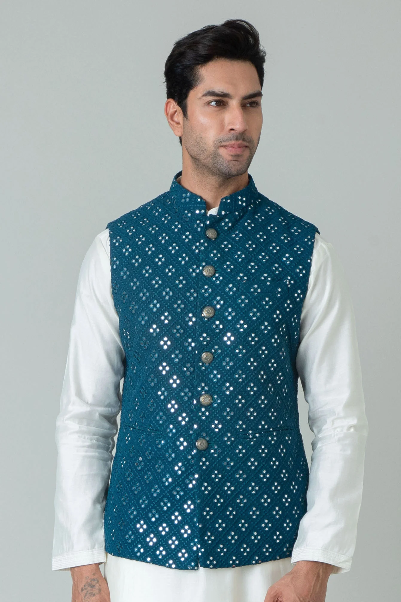 MLS EMBROIDERED JAWAHAR JACKET