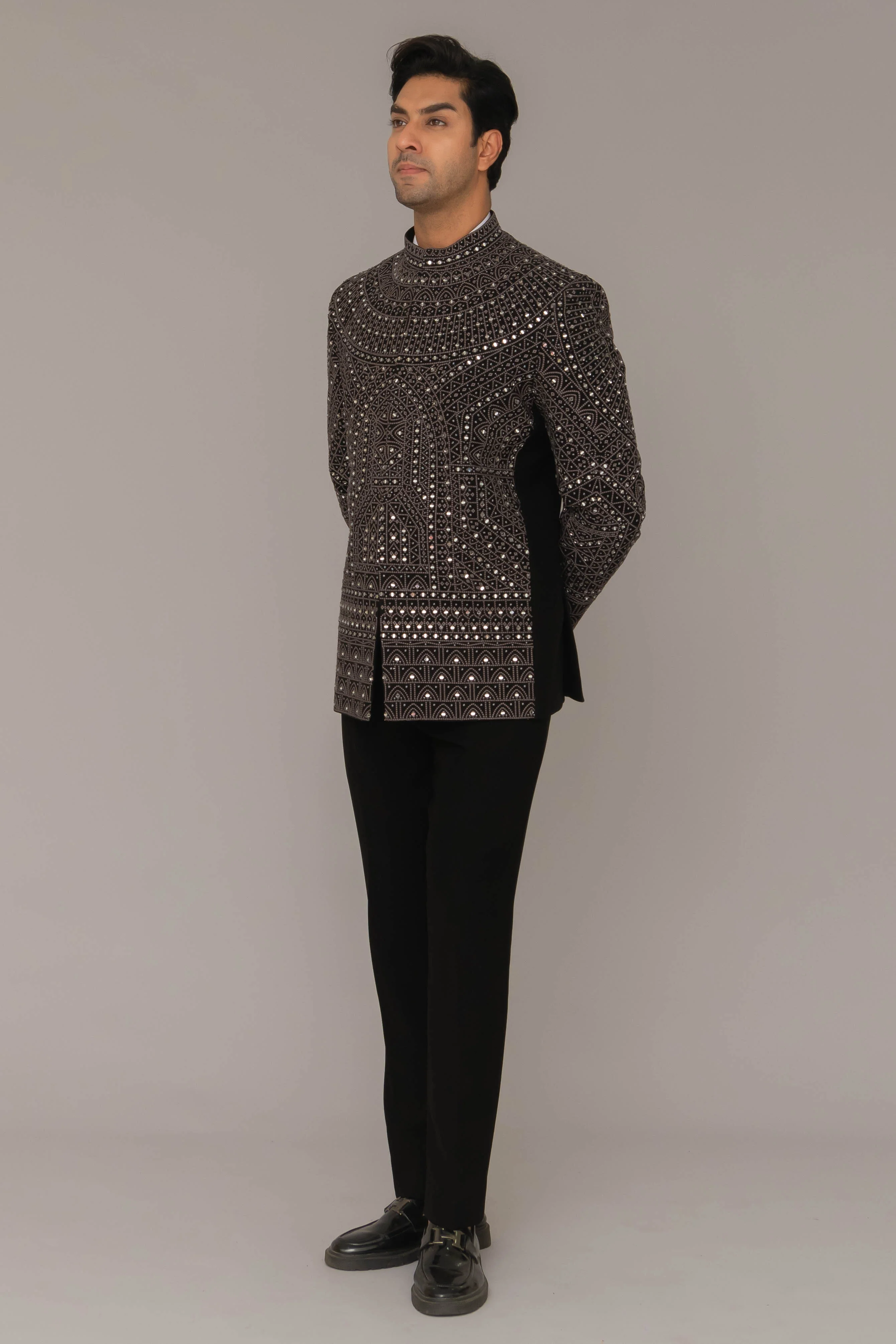 MLS EMBROIDERED JODHPURI SUIT