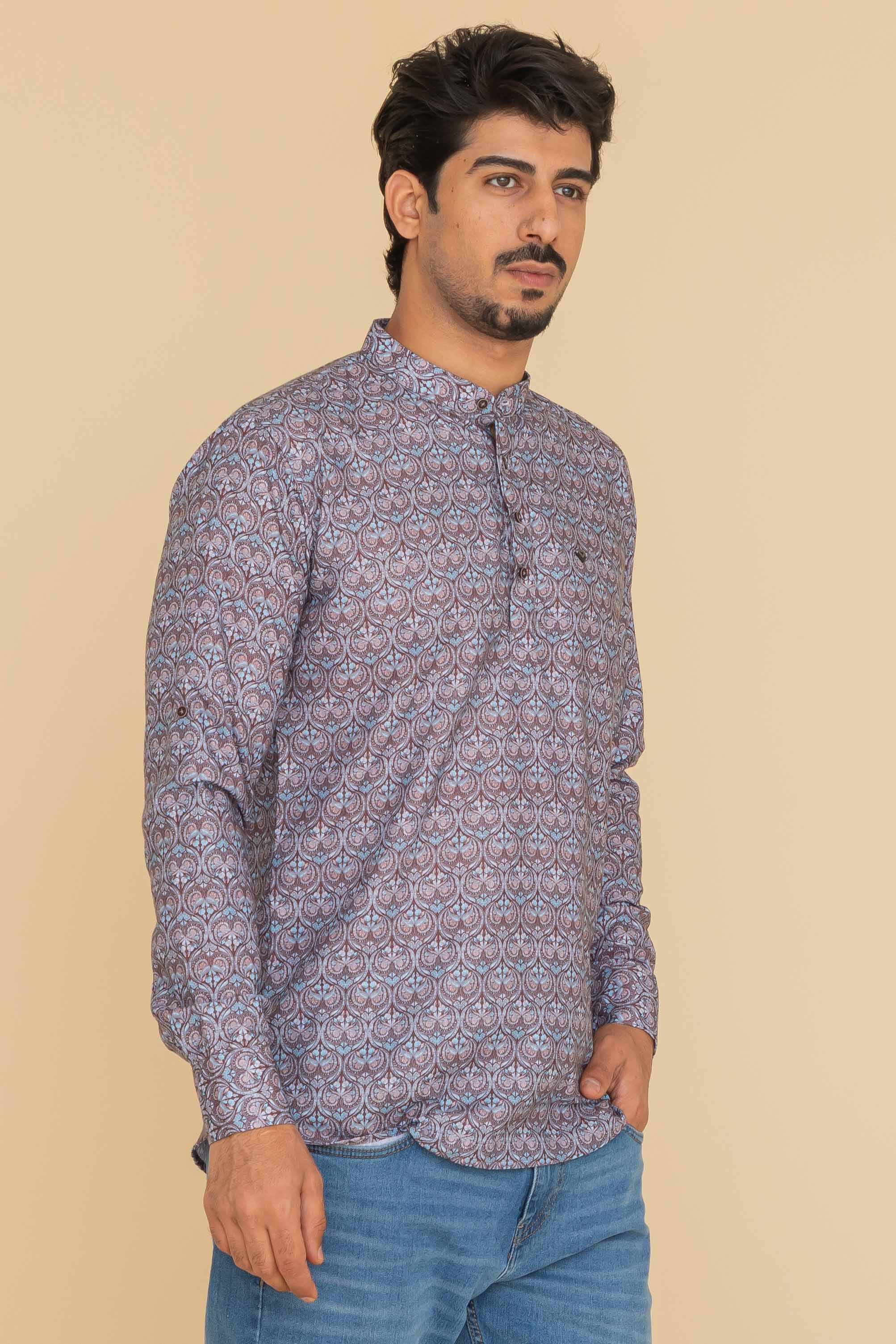 MLS SHORT KURTA FULL SLEEVES