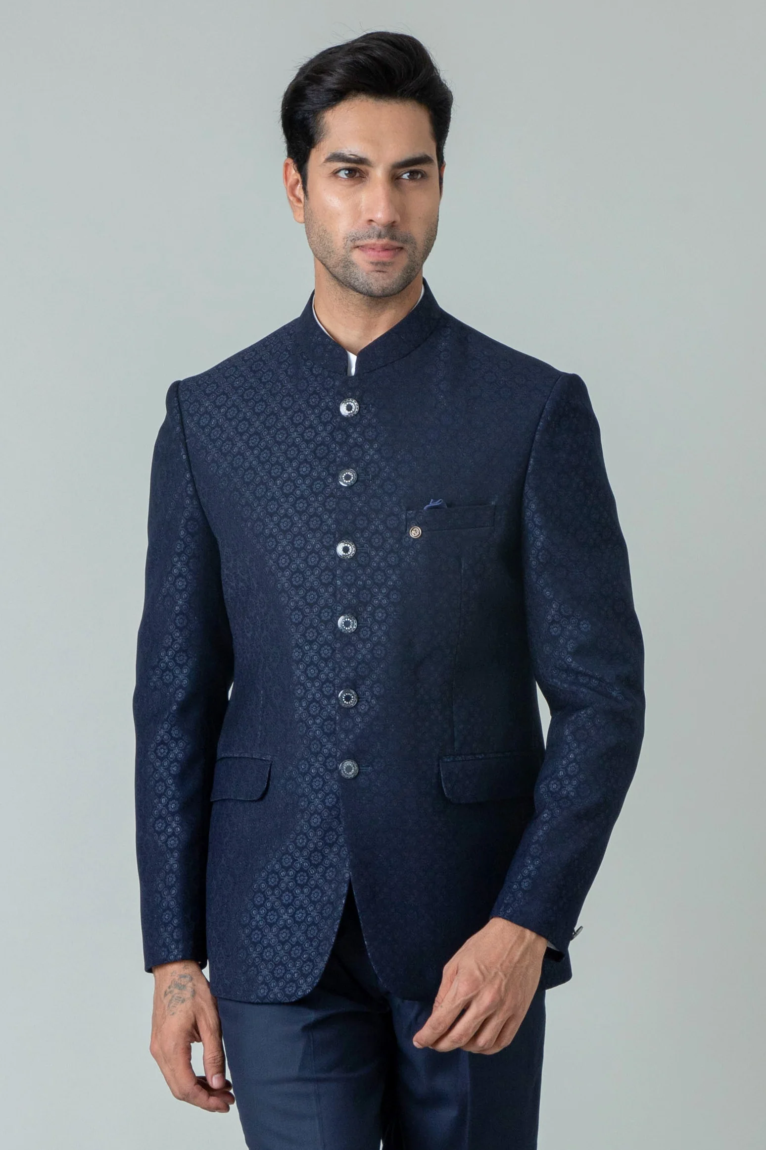 MLS PRINTED JODHPURI SUIT