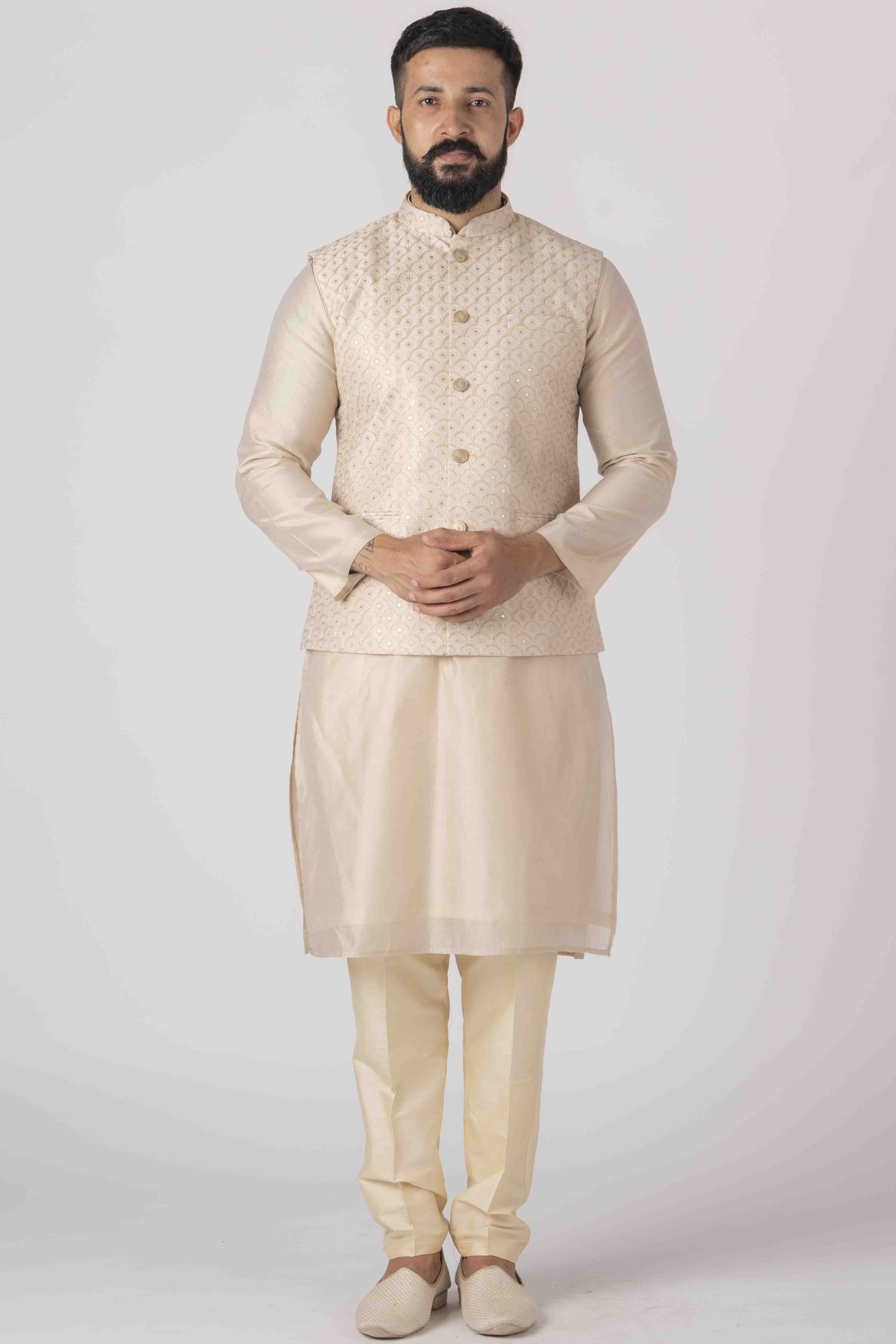 MLS KURTA JAWAHAR SET