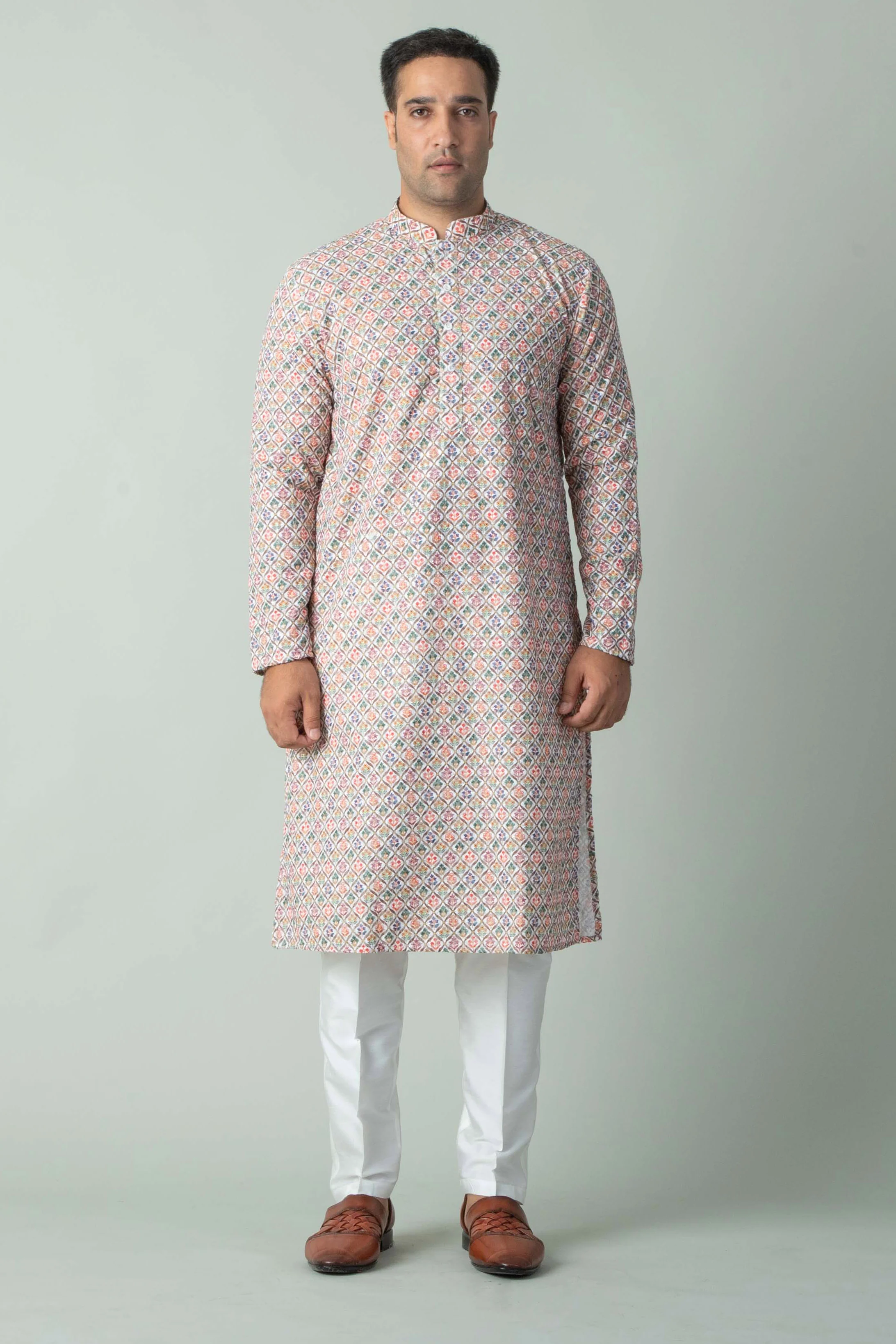MLS PRINTED KURTA PAJAMA