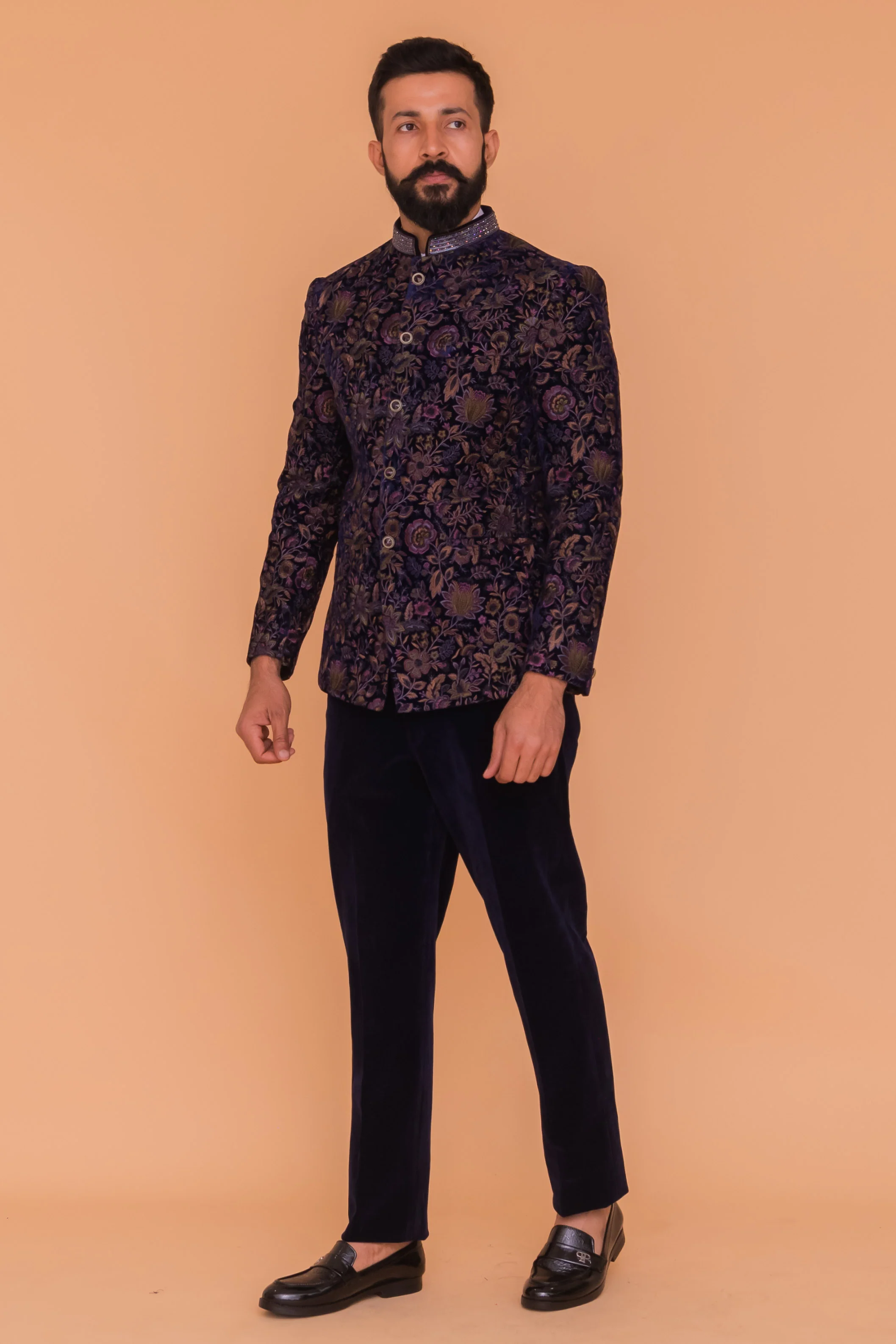 MLS VELVET JODHPURI SUIT