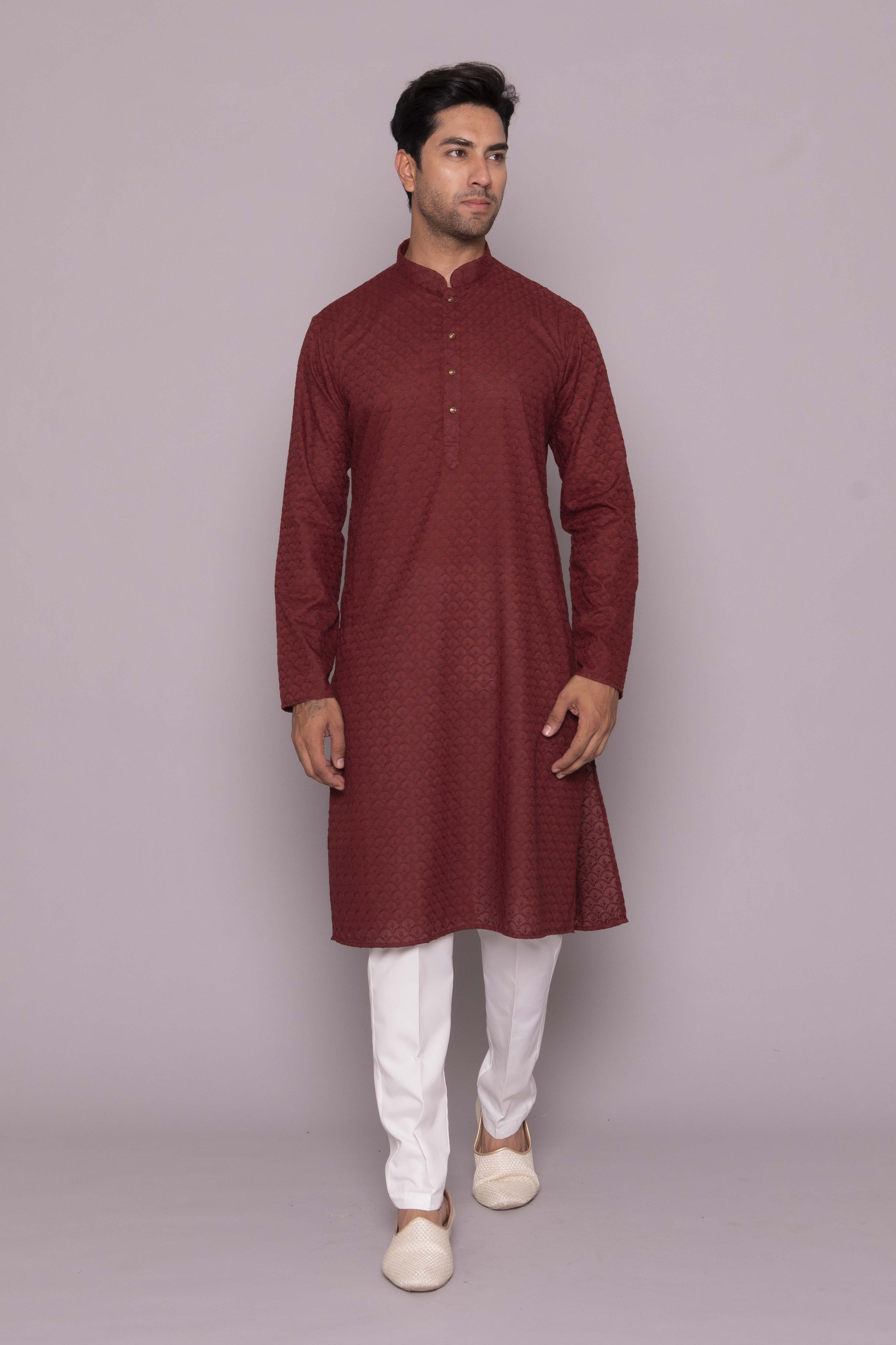 MLS CHIKANAKRI KURTA PAJAMA