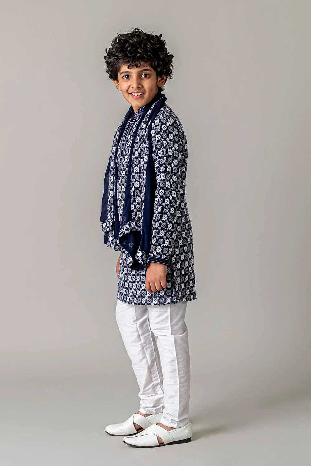 MLS KIDS CHIKANKARI KURTA PAJAMA