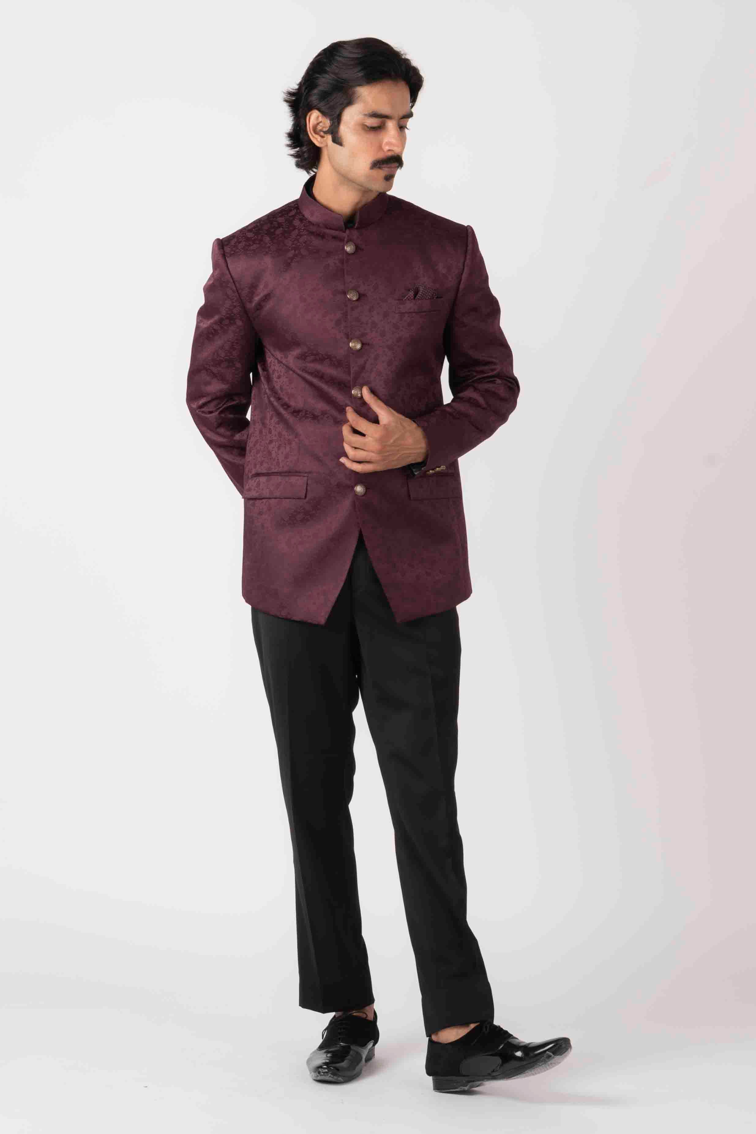 MLS PRINTED JODHPURI SUIT