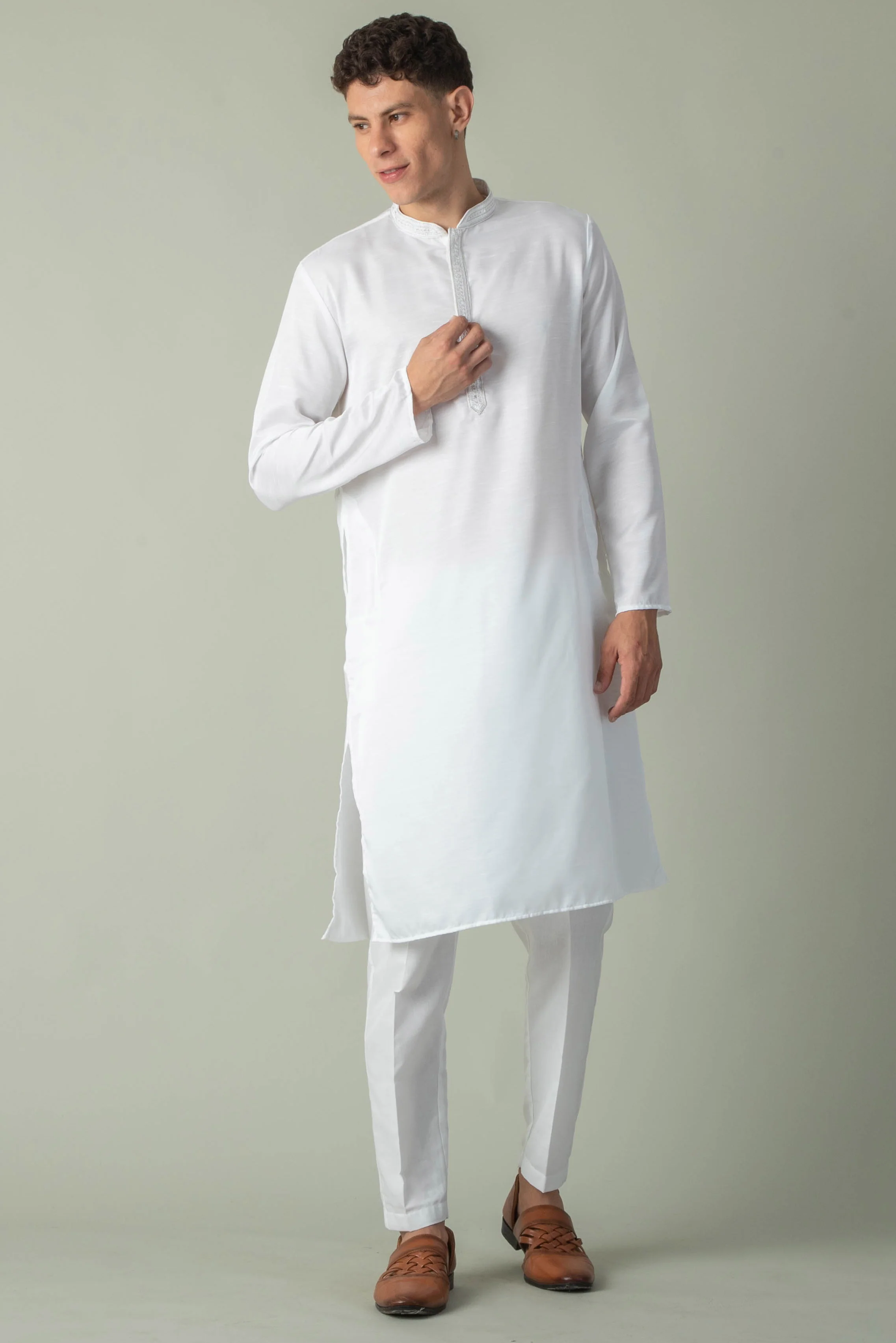 MLS SILK KURTA PAJAMA
