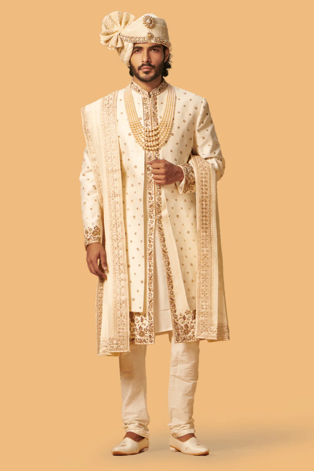 MLS SHERWANI 4PCS