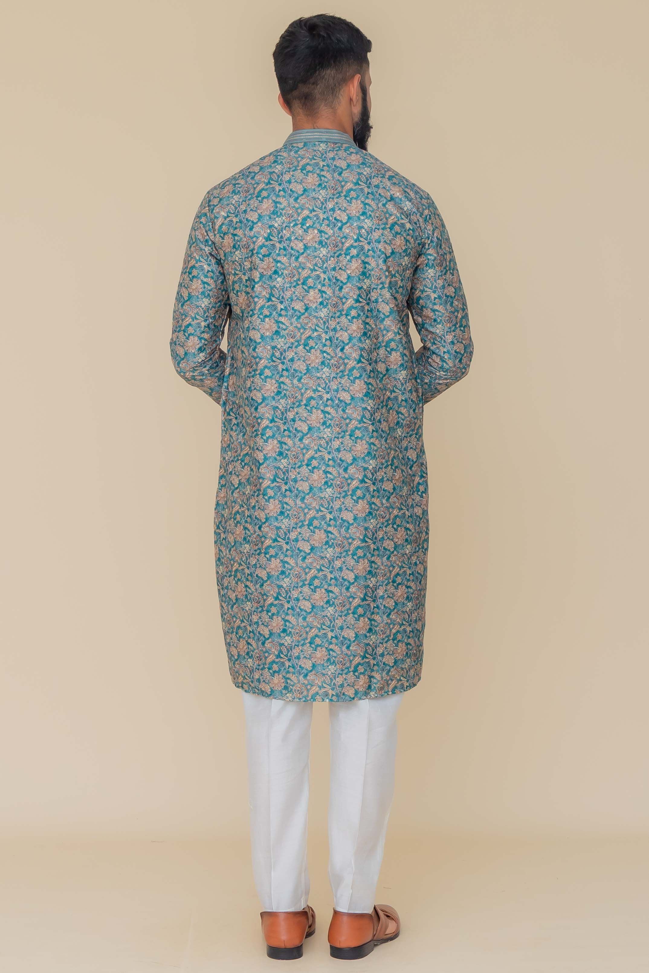 MLS PRINTED KURTA PAJAMA