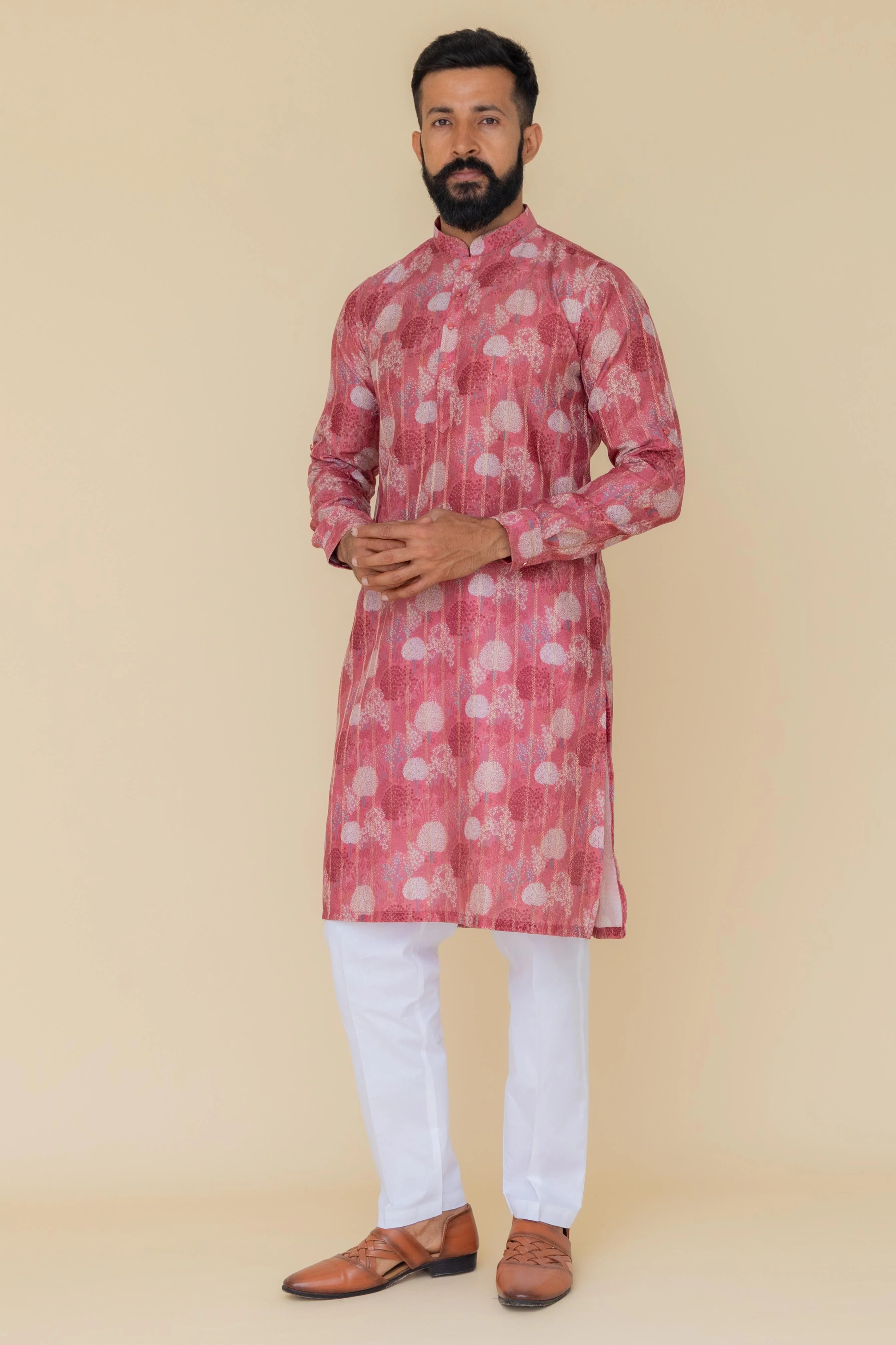 MLS PRINTED KURTA PAJAMA