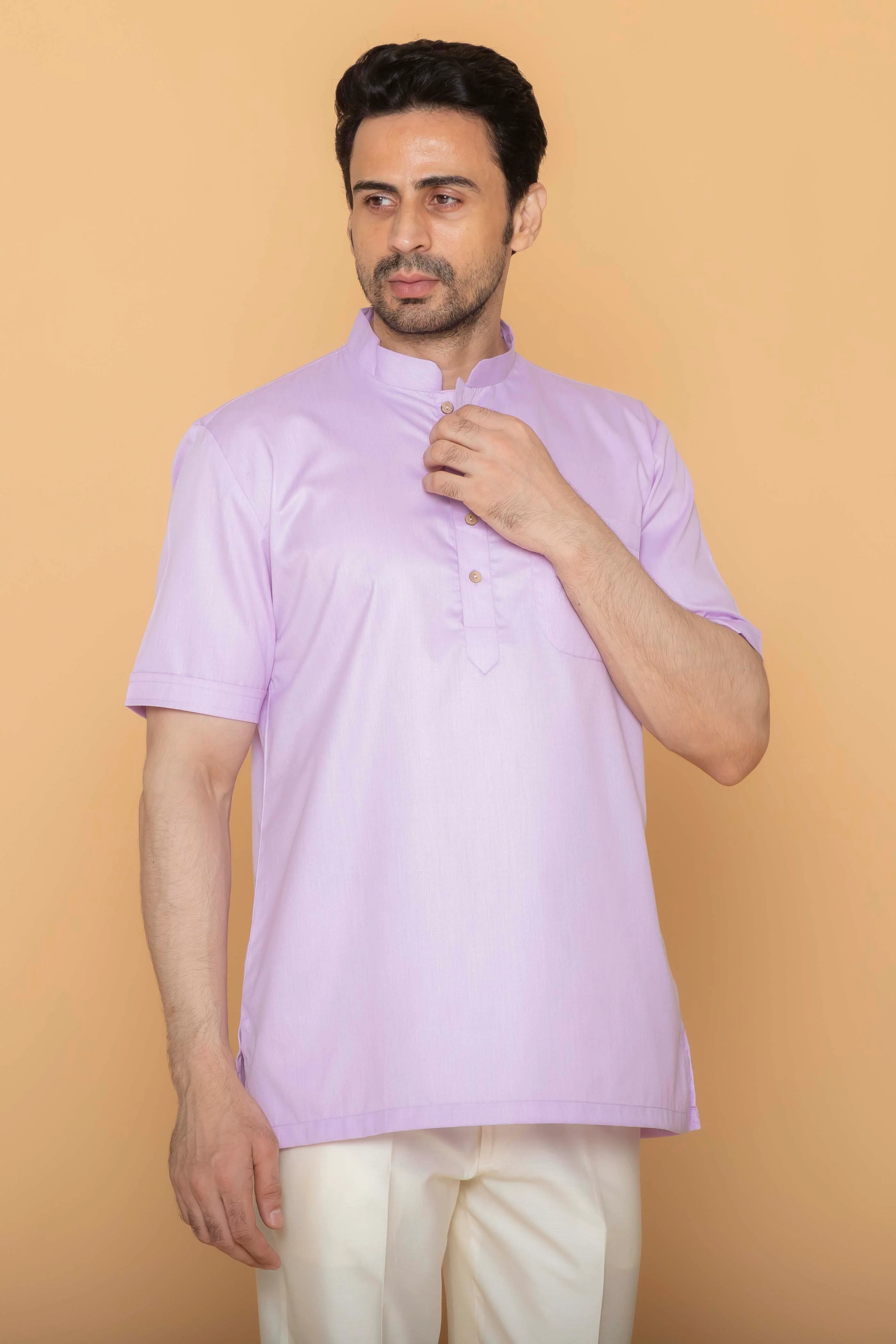 MLS SHORT KURTA HALF SLEEVES