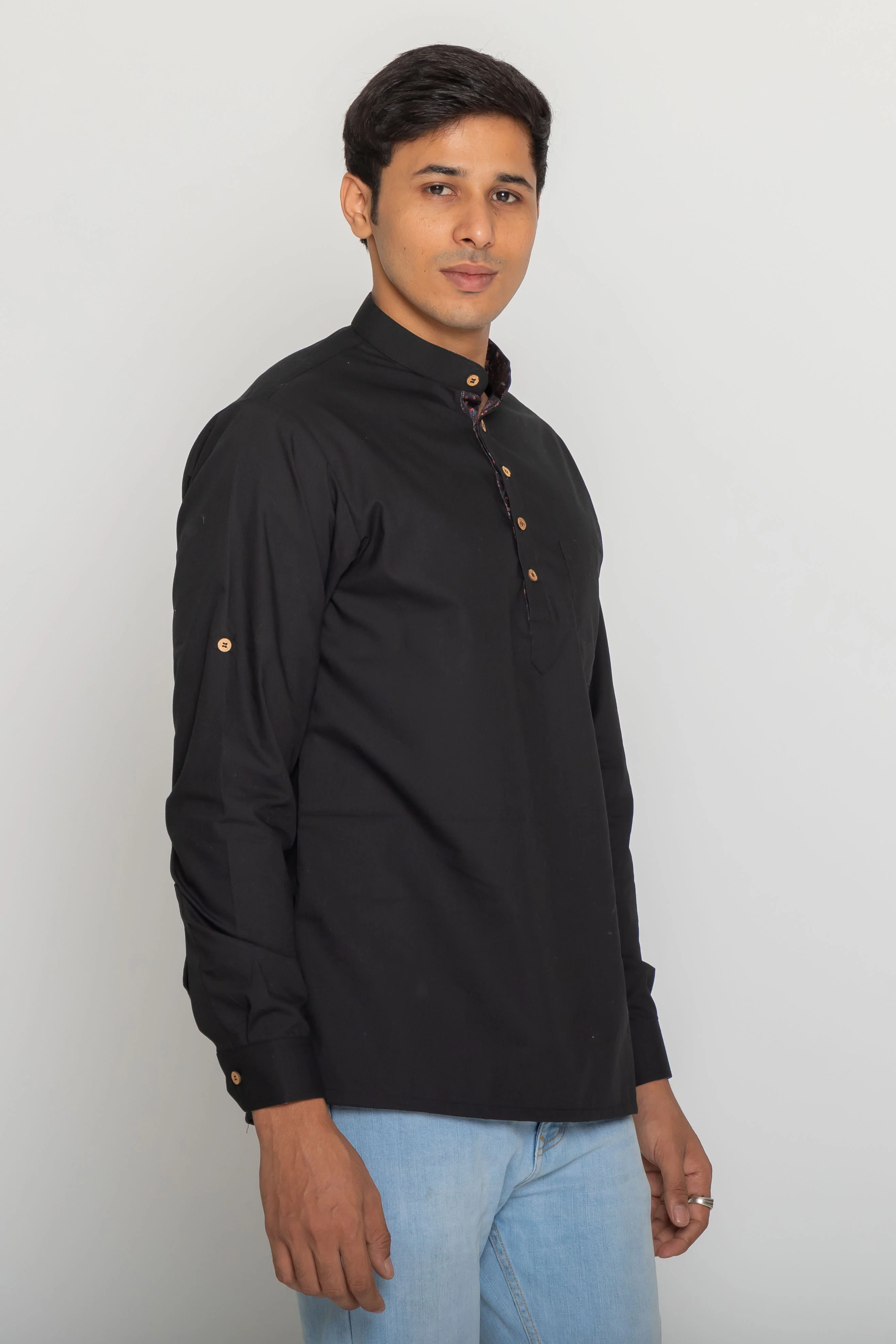 MLS SHORT KURTA FULL SLEEVES