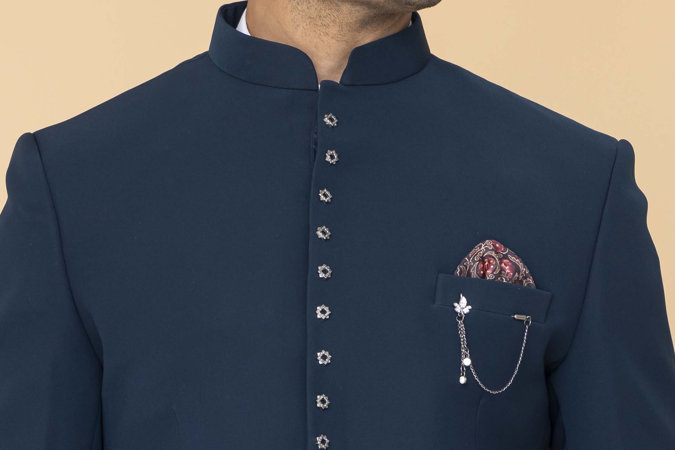 MLS PLAIN JODHPURI SUIT 2PC