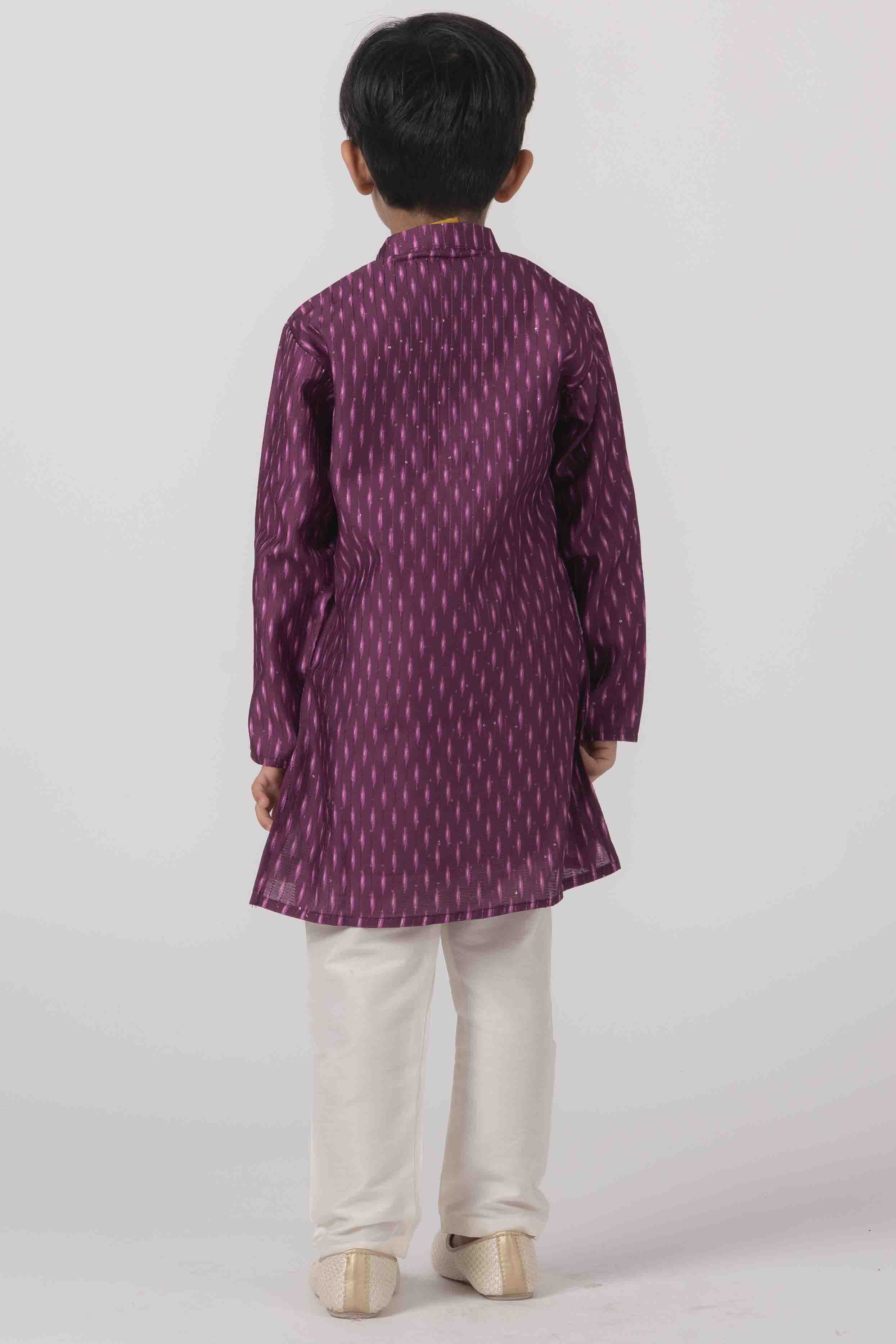 MLS KIDS PRINTED KURTA PAJAMA