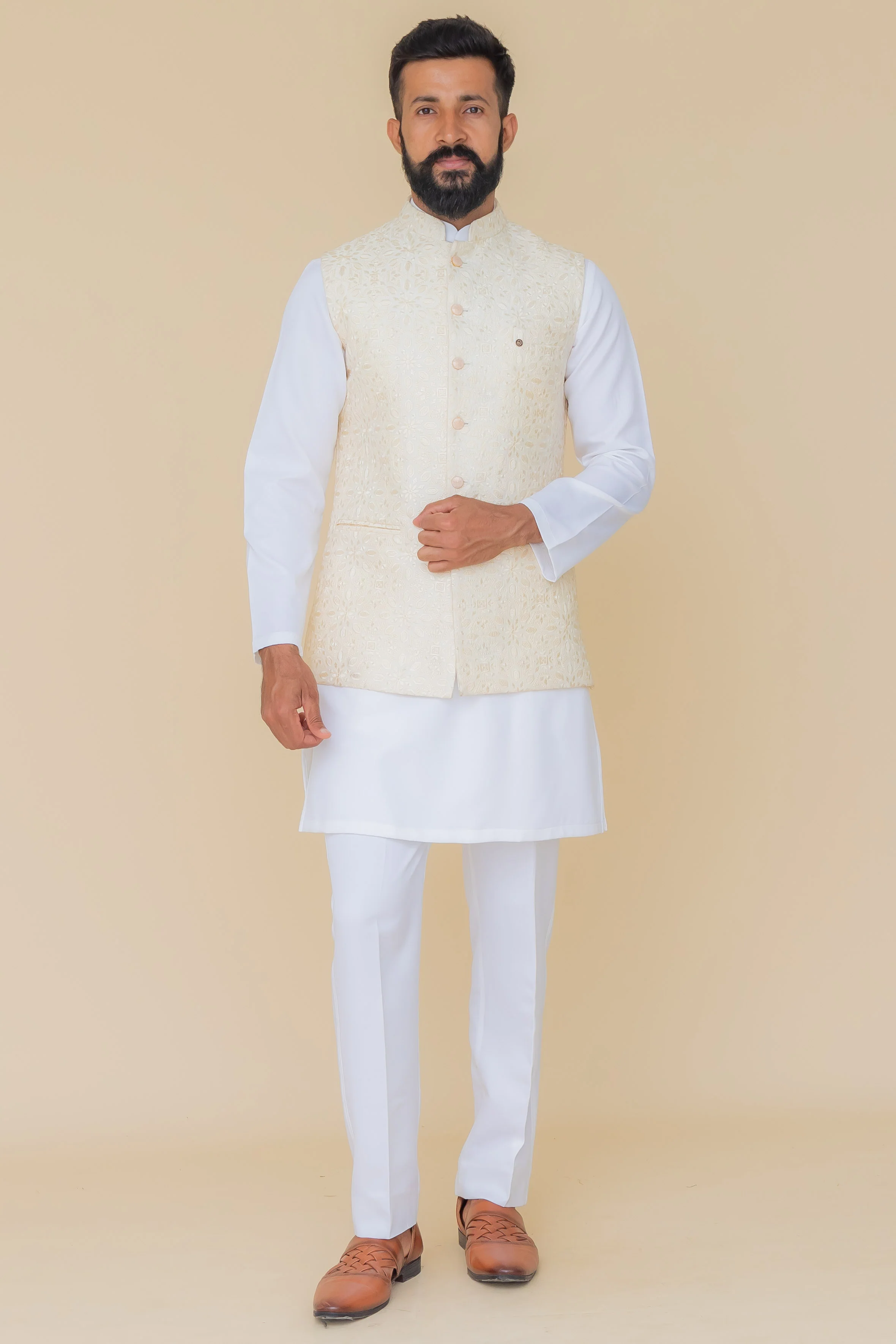 MLS EMBROIDERED JAWAHAR JACKET