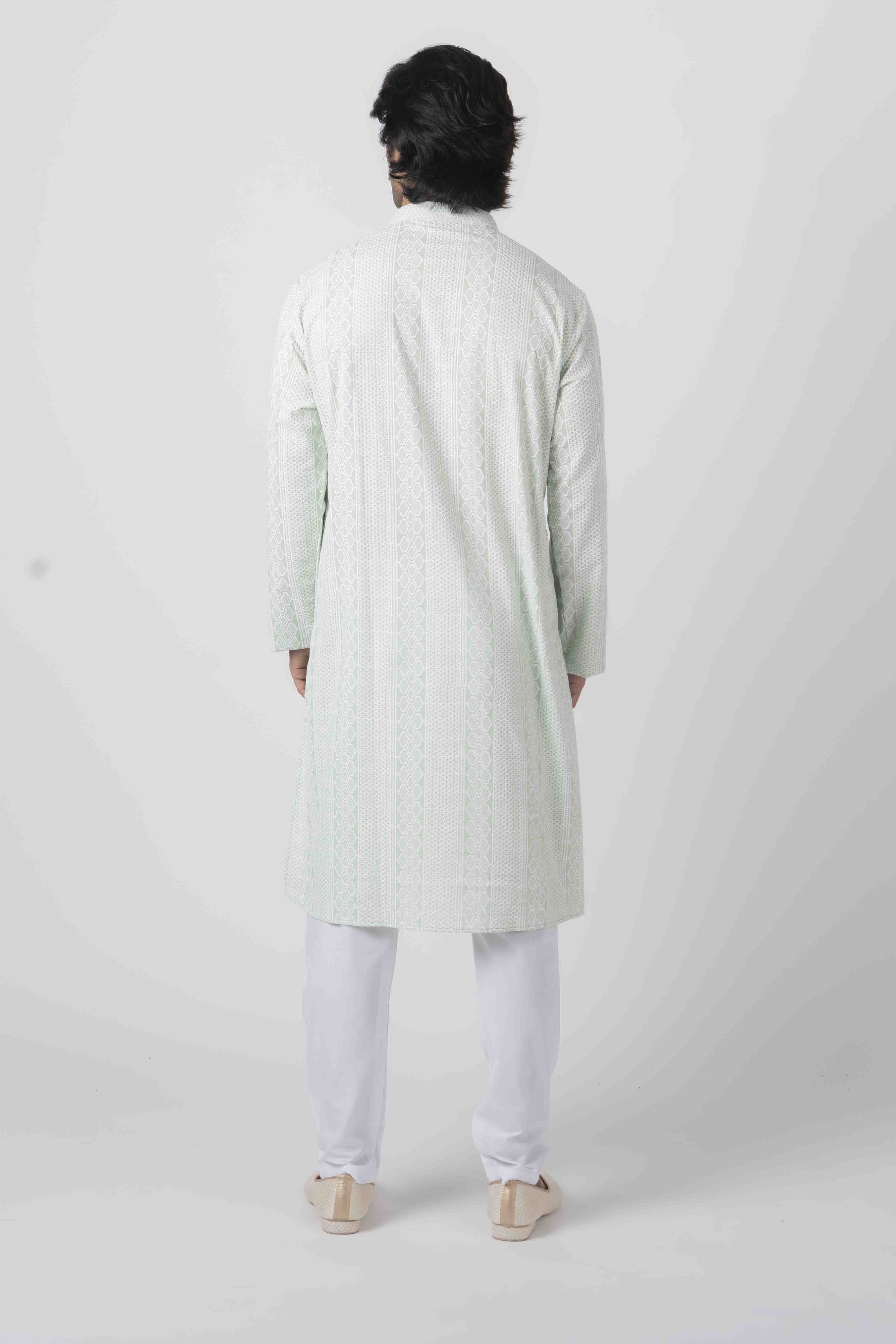 MLS CHIKANKARI KURTA PAJAMA