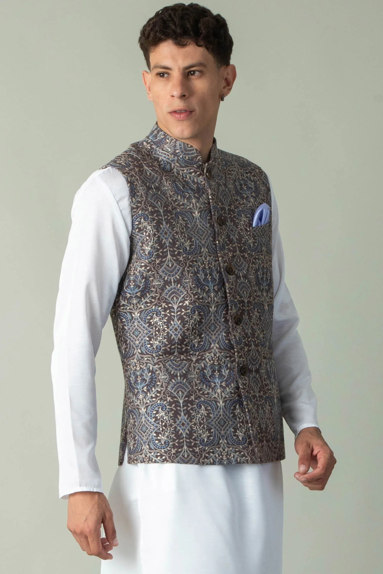 MLS EMBROIDERED JAWAHAR JACKET