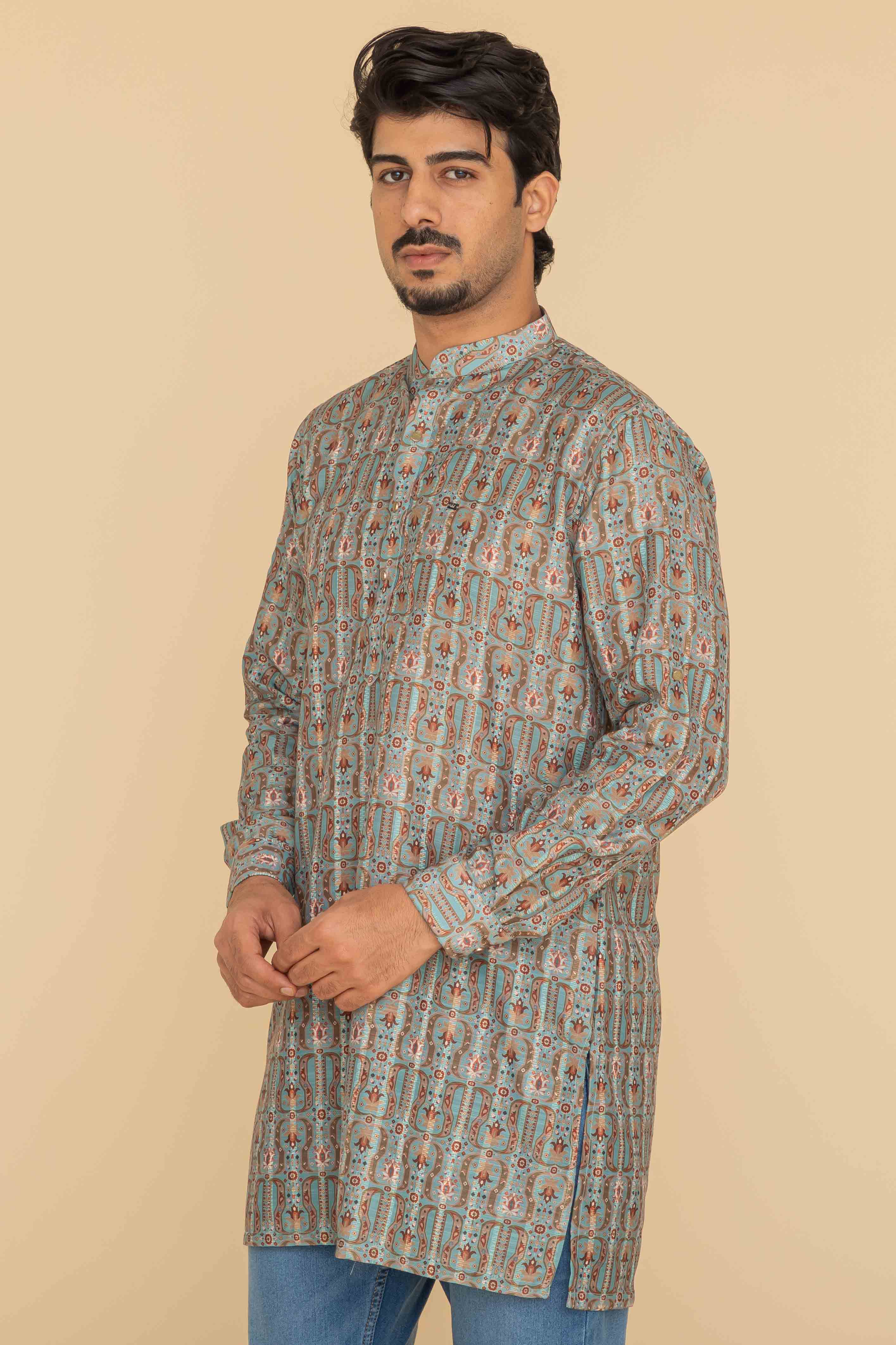 MLS MID LENGTH KURTA F/S