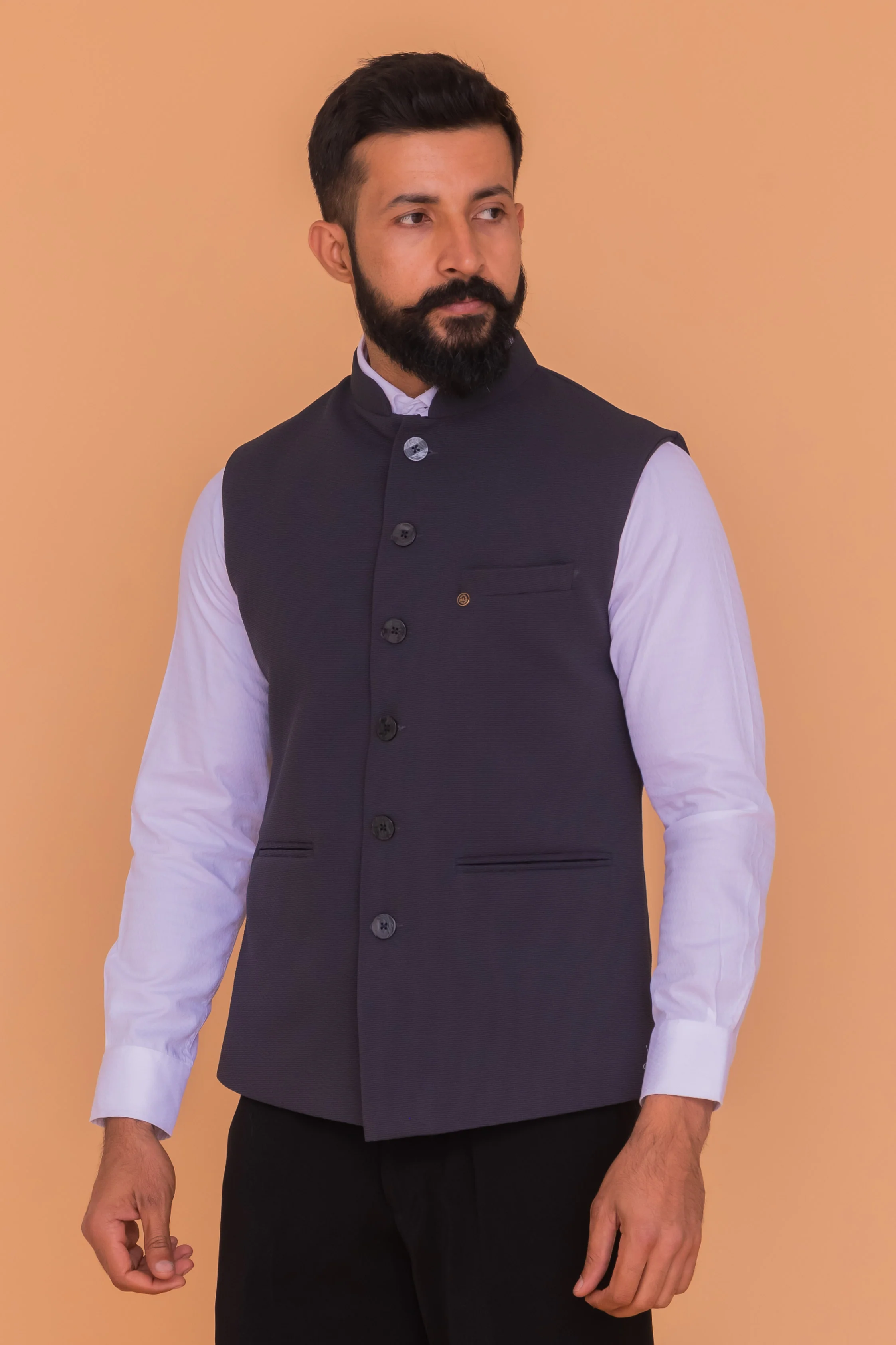 MLS PLAIN JAWAHAR JACKET 1 PC
