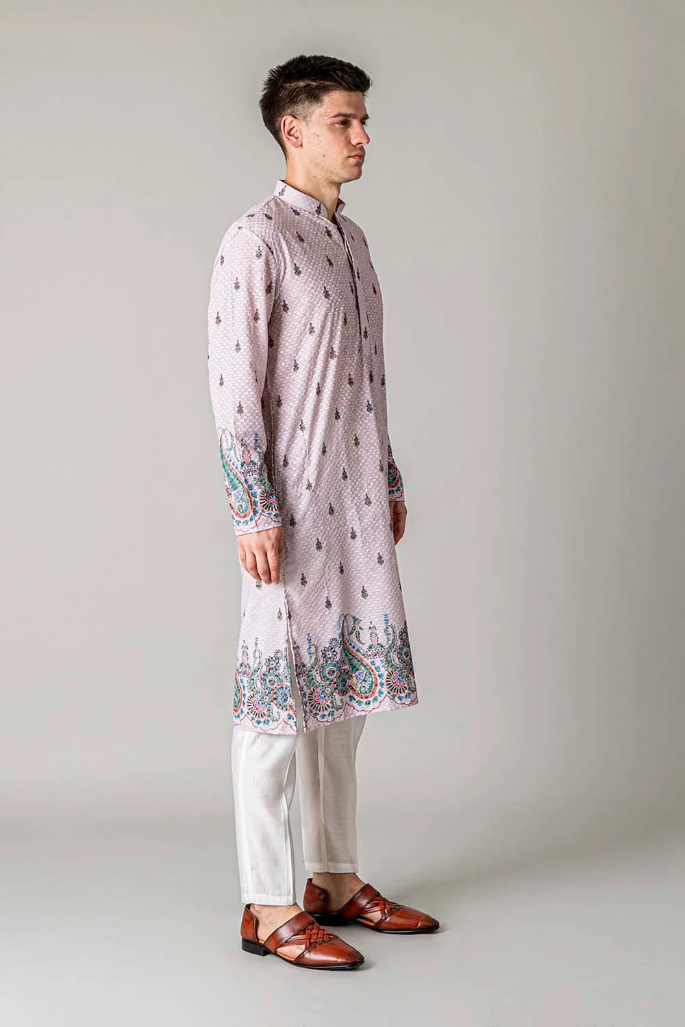 MLS PRINTED KURTA PAJAMA