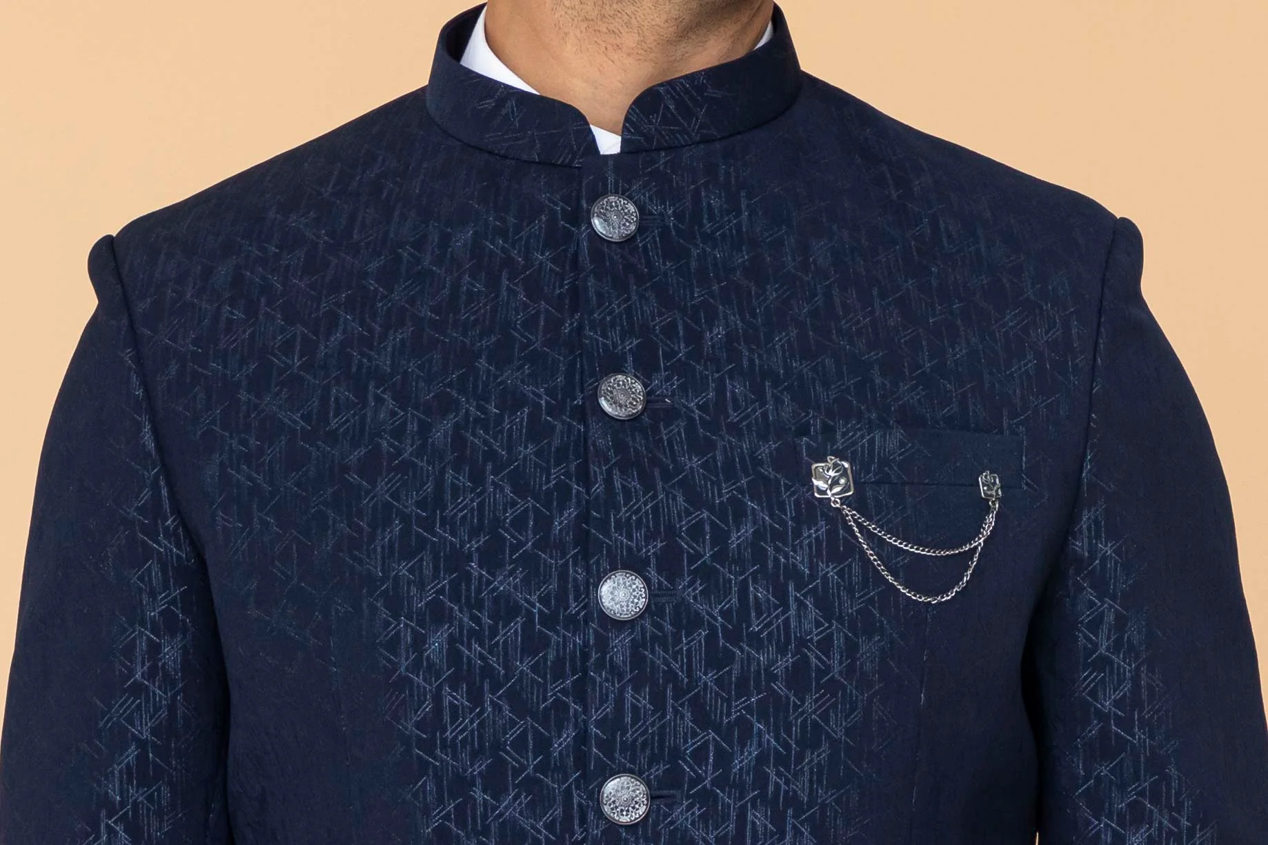 MLS PRINTED JODHPURI SUIT