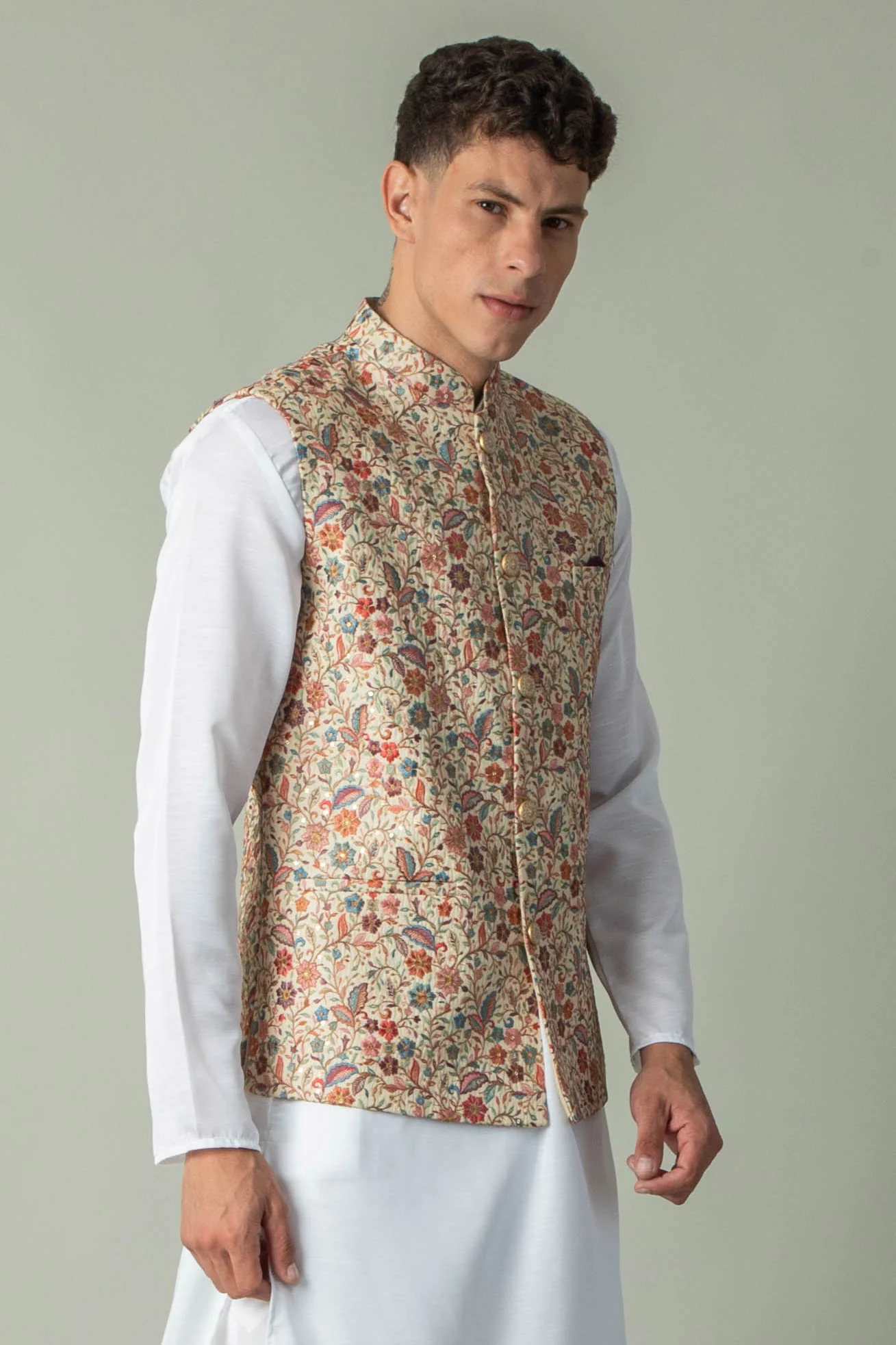 MLS EMBROIDERED JAWAHAR JACKET