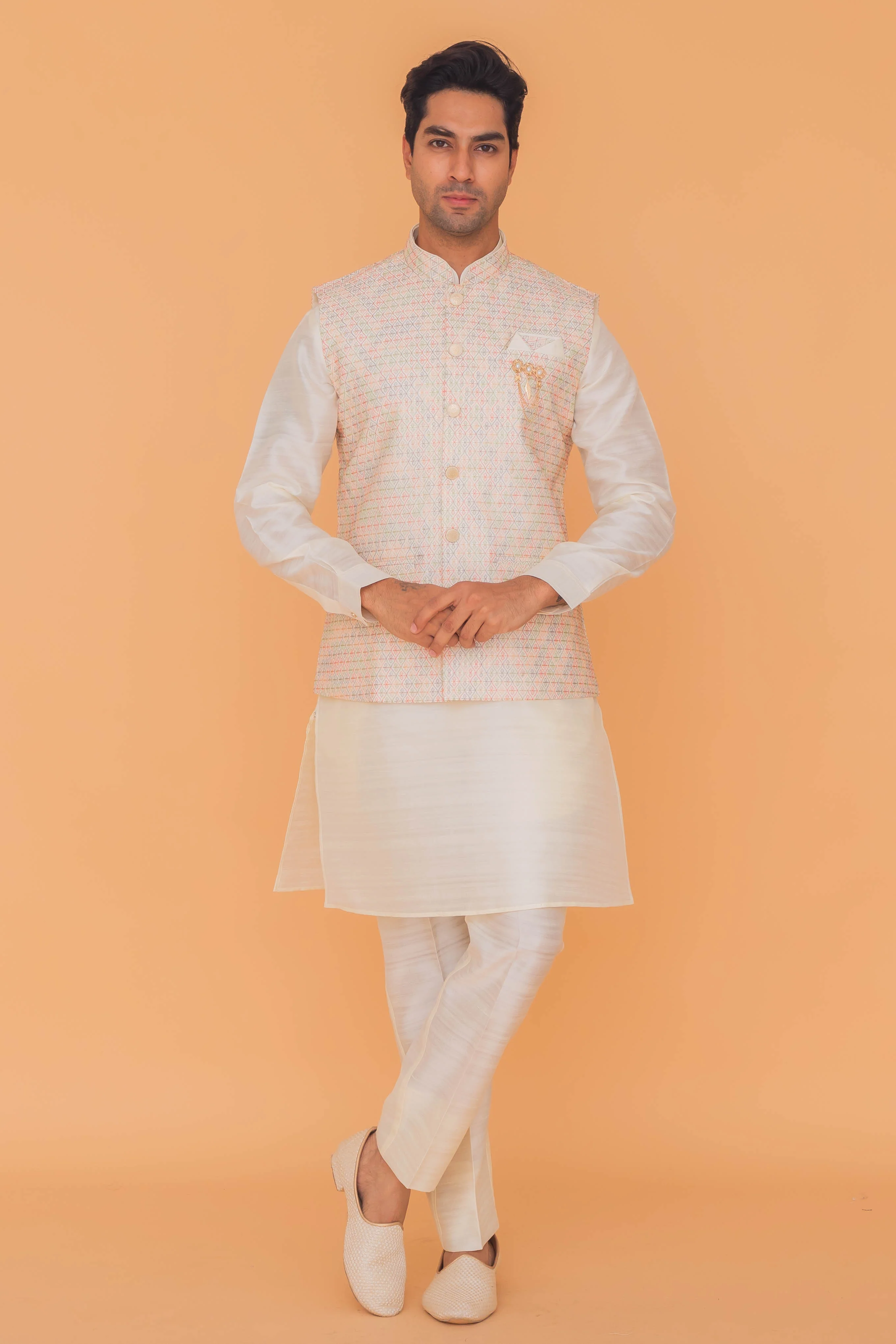 MLS KURTA JAWAHAR SET